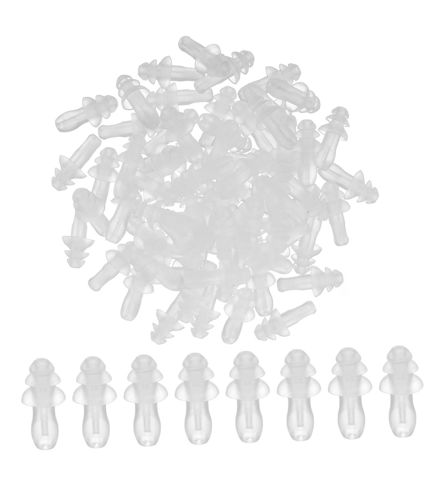 Beaupretty 40pcs Silicone Ear Buds - Noise Canceling Wired Earbuds for Sleeping & Swimming - White - Bulk Pack - Buy Online on GoSupps.com