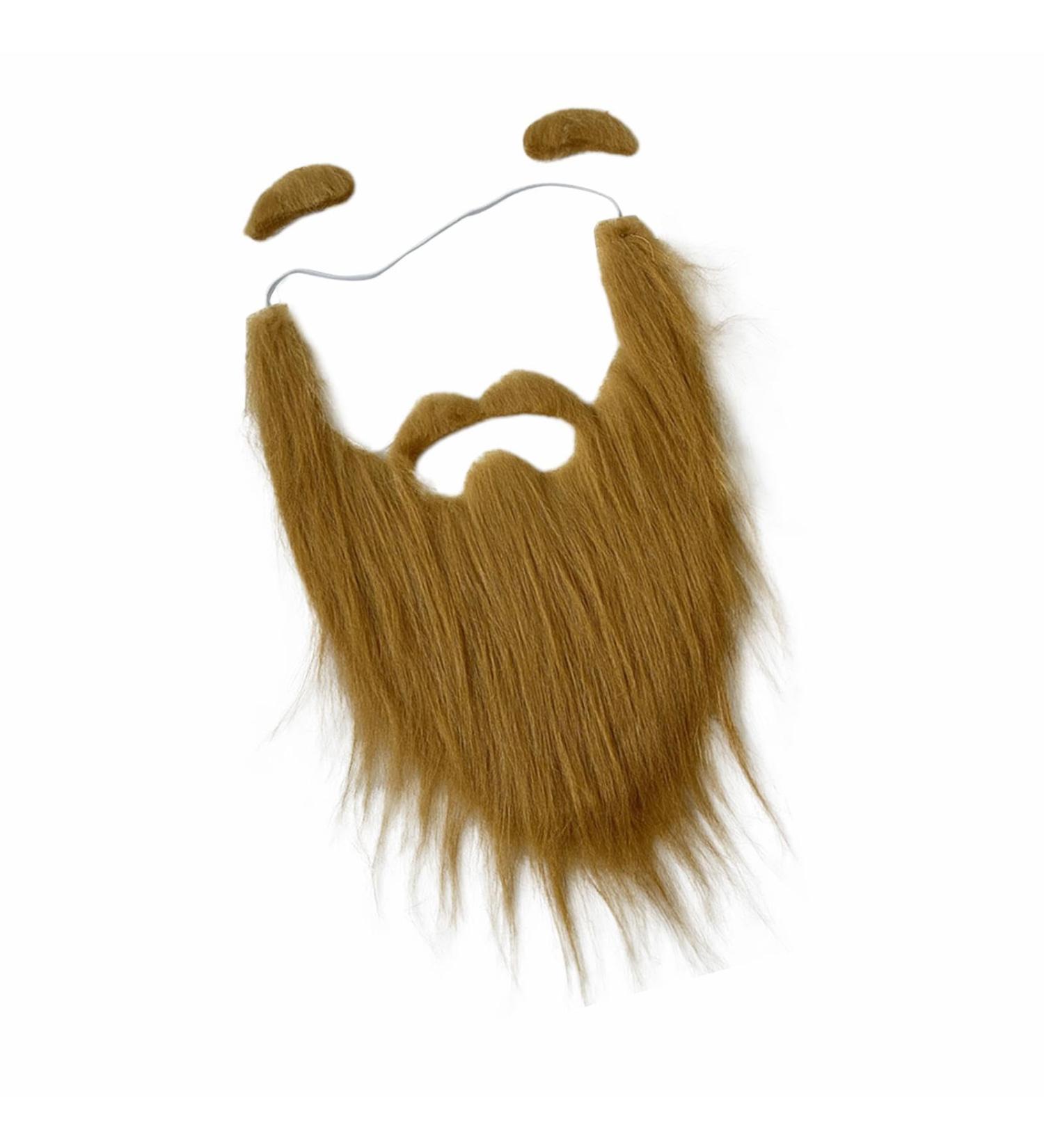 Generic False Beard And Eyebrow Set Costume Fake Mustaches for Carnival Holiday - Buy Online on GoSupps.com