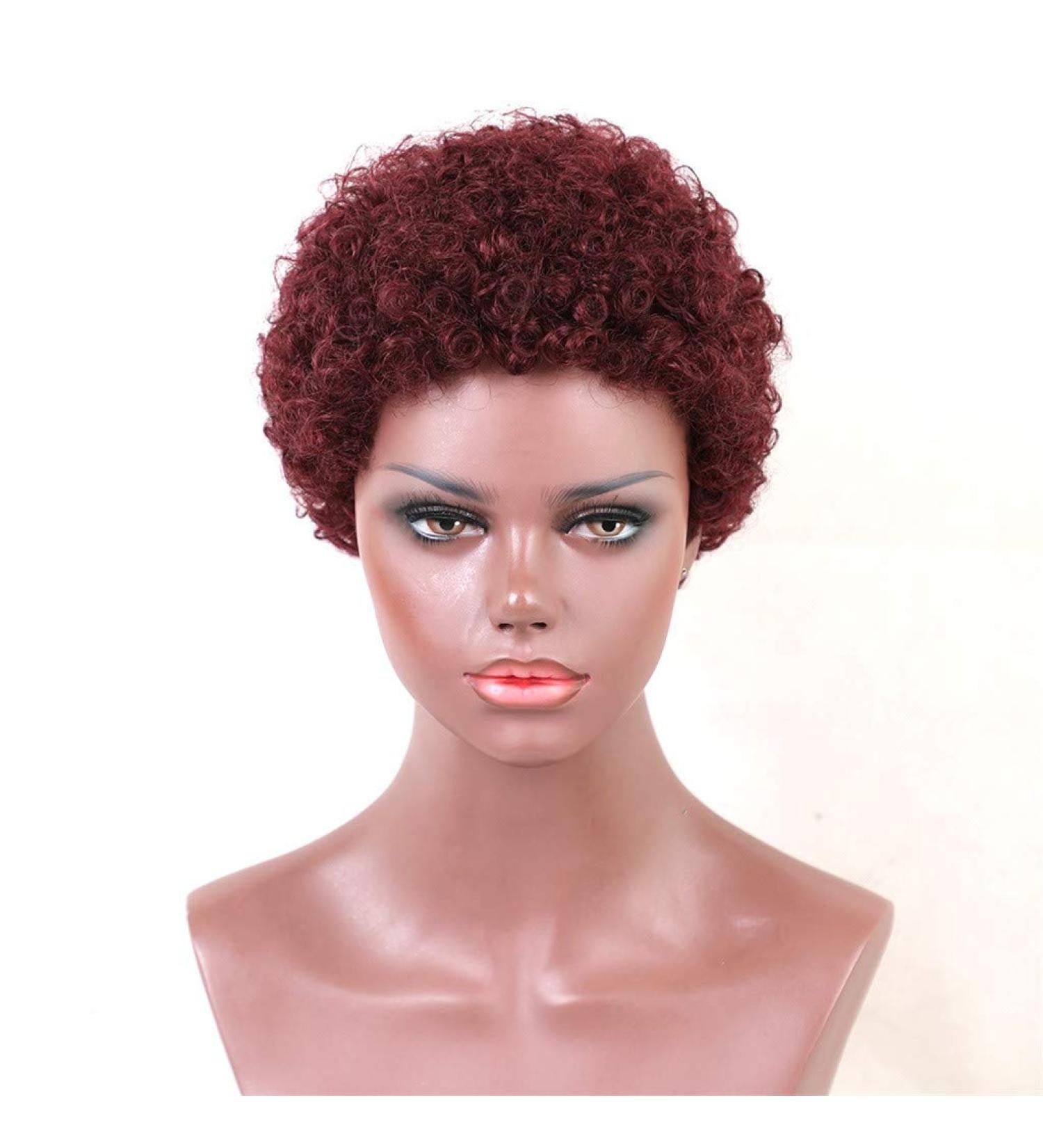 Buy Women's Brown Curly Synthetic Wig - 80s 50s 60s 70s Retro Wavy Hair - International Shipping Available - Buy Online on GoSupps.com