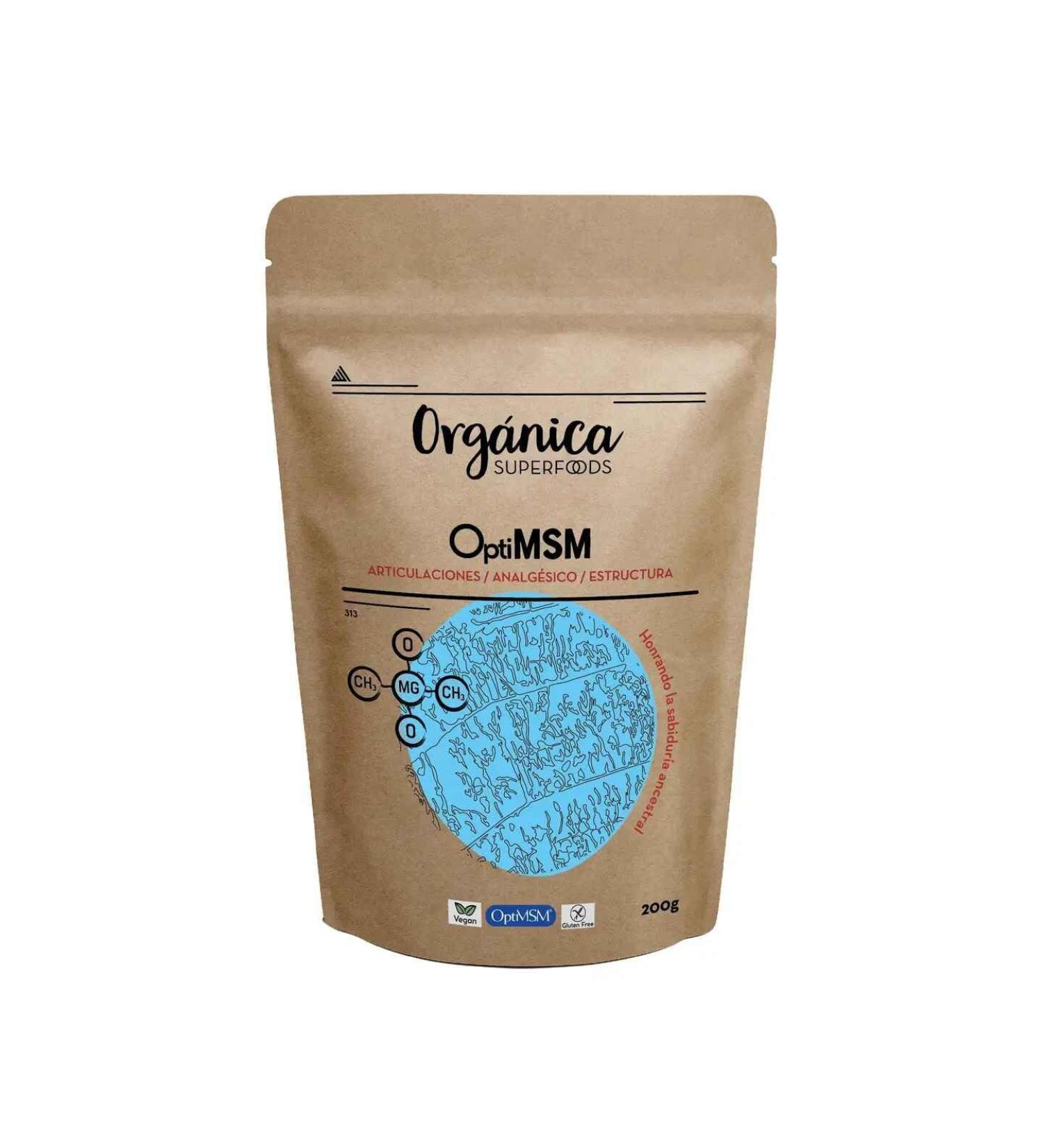 Org nica Superfoods SL Org nica Superfoods OptiMSM Joint Supplement 200 g