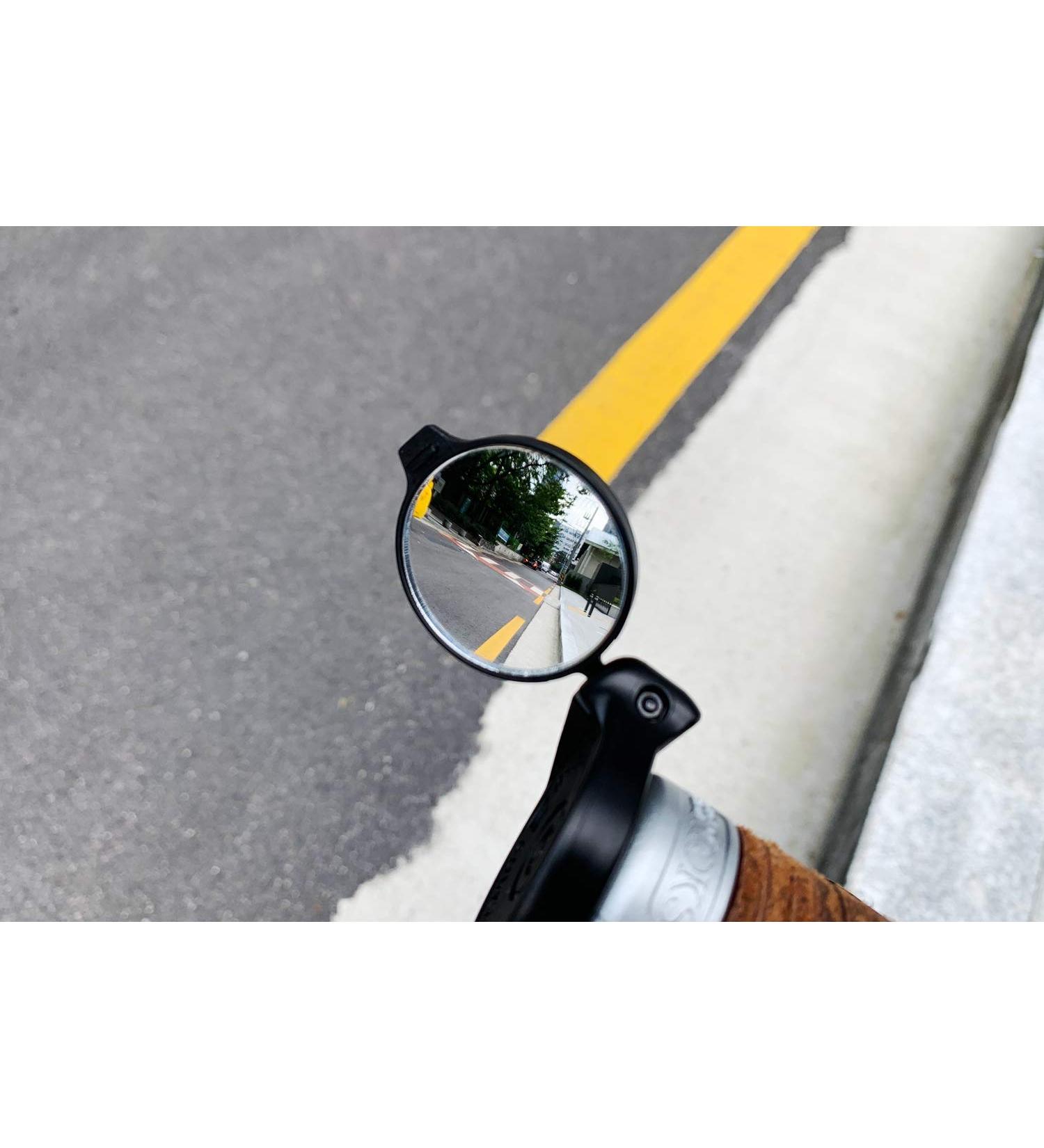 CORKY Urban Bike Mirror - Folding Rear-view Handlebar Mirror in Black - Buy Online on GoSupps.com