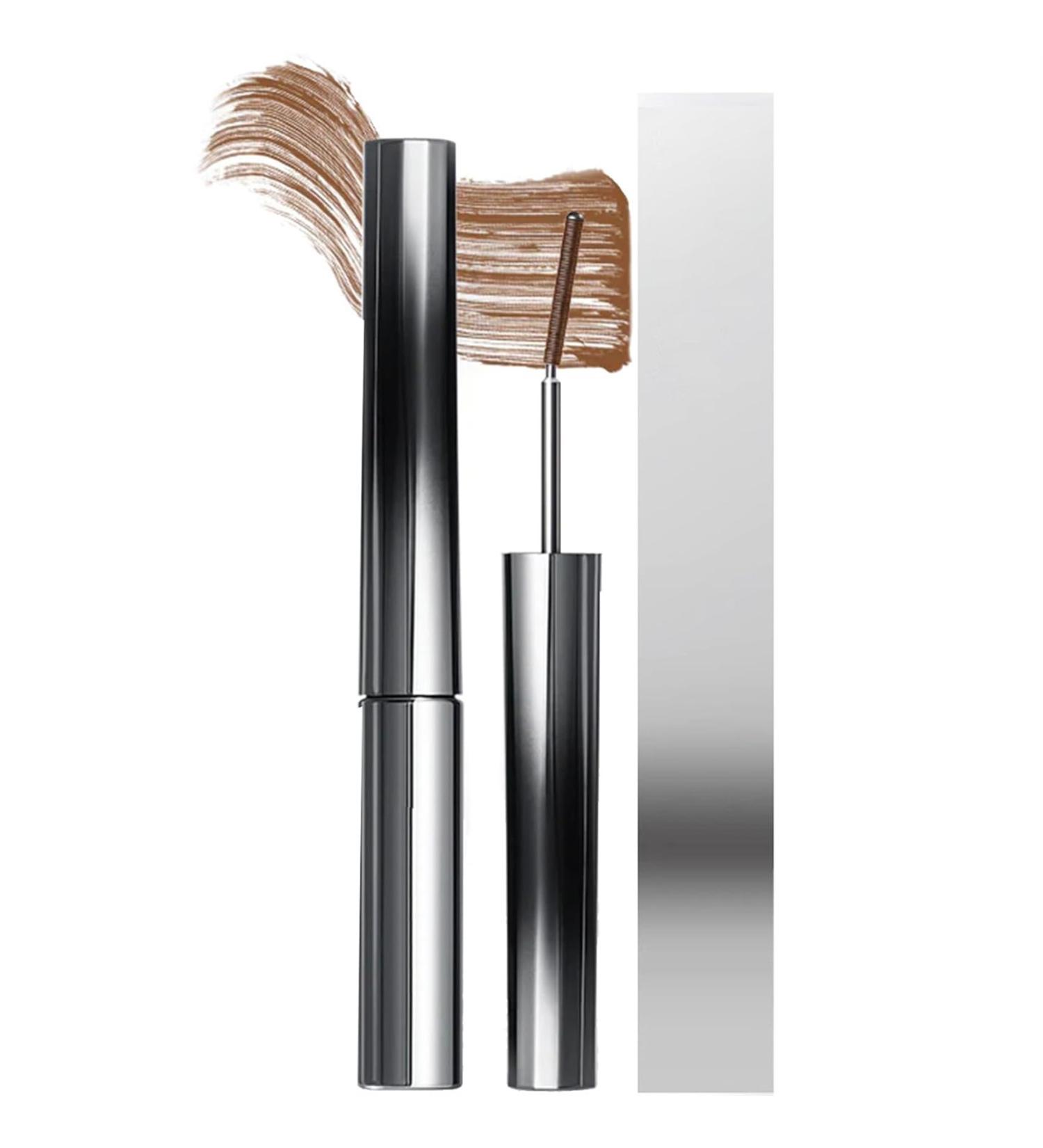 3D Curling Eyelash Iron Mascara - 2 colors Iron Brush Mascara Iron Strong Mascara Metal Tiny Tube Waterproof Makeup Mascara (Precision Brown) Precision Brown - Buy Online on GoSupps.com