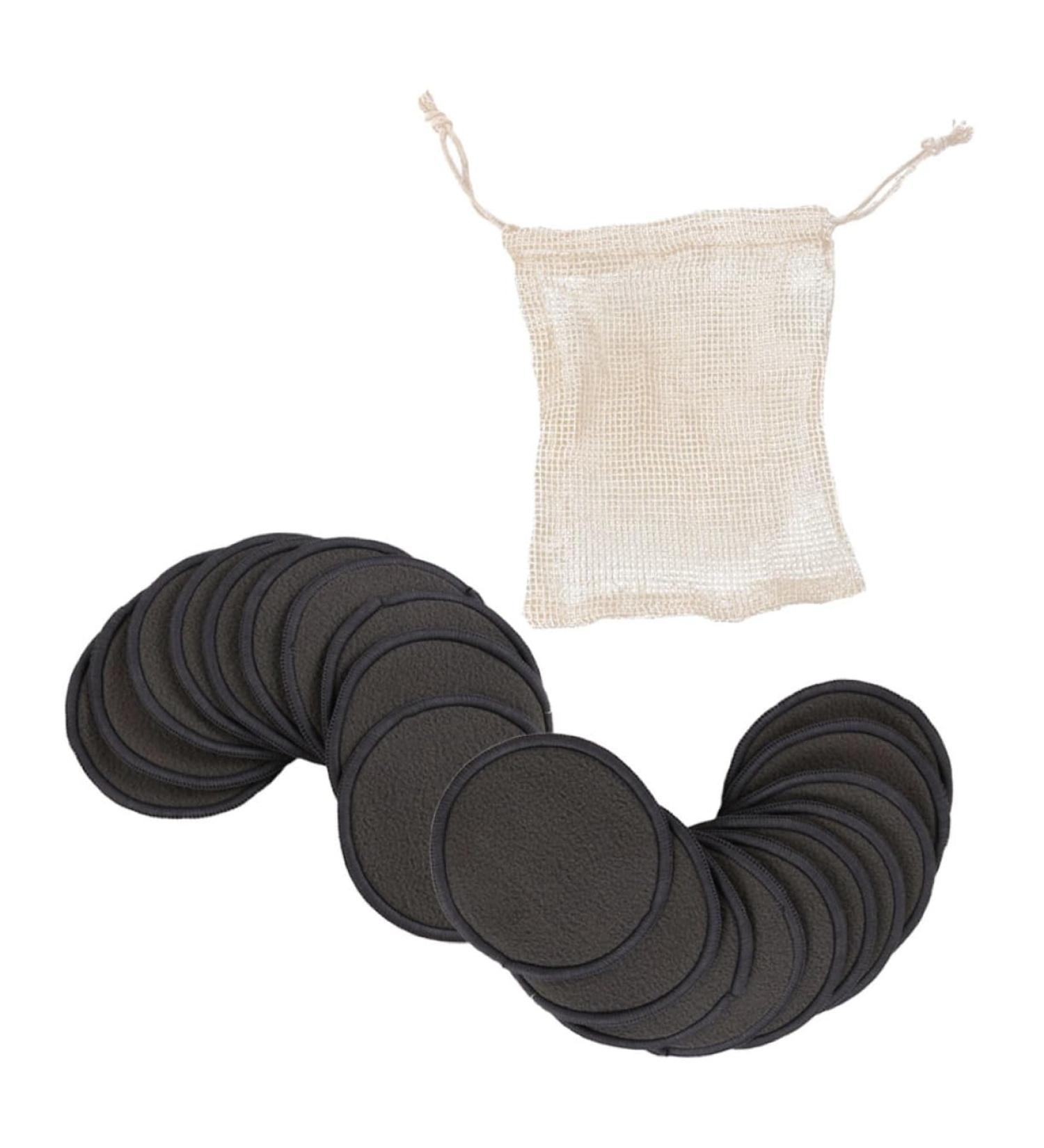 DOITOOL 1 Set Makeup Remover Pad Face Powder Puff Cosmetic Facial Cleansing Wipes Cotton Makeup Pads Cotton Rounds Face Skin Cleaning Puffs Cotton Mesh Bag Facial Cleaner Portable - Buy Online on GoSupps.com