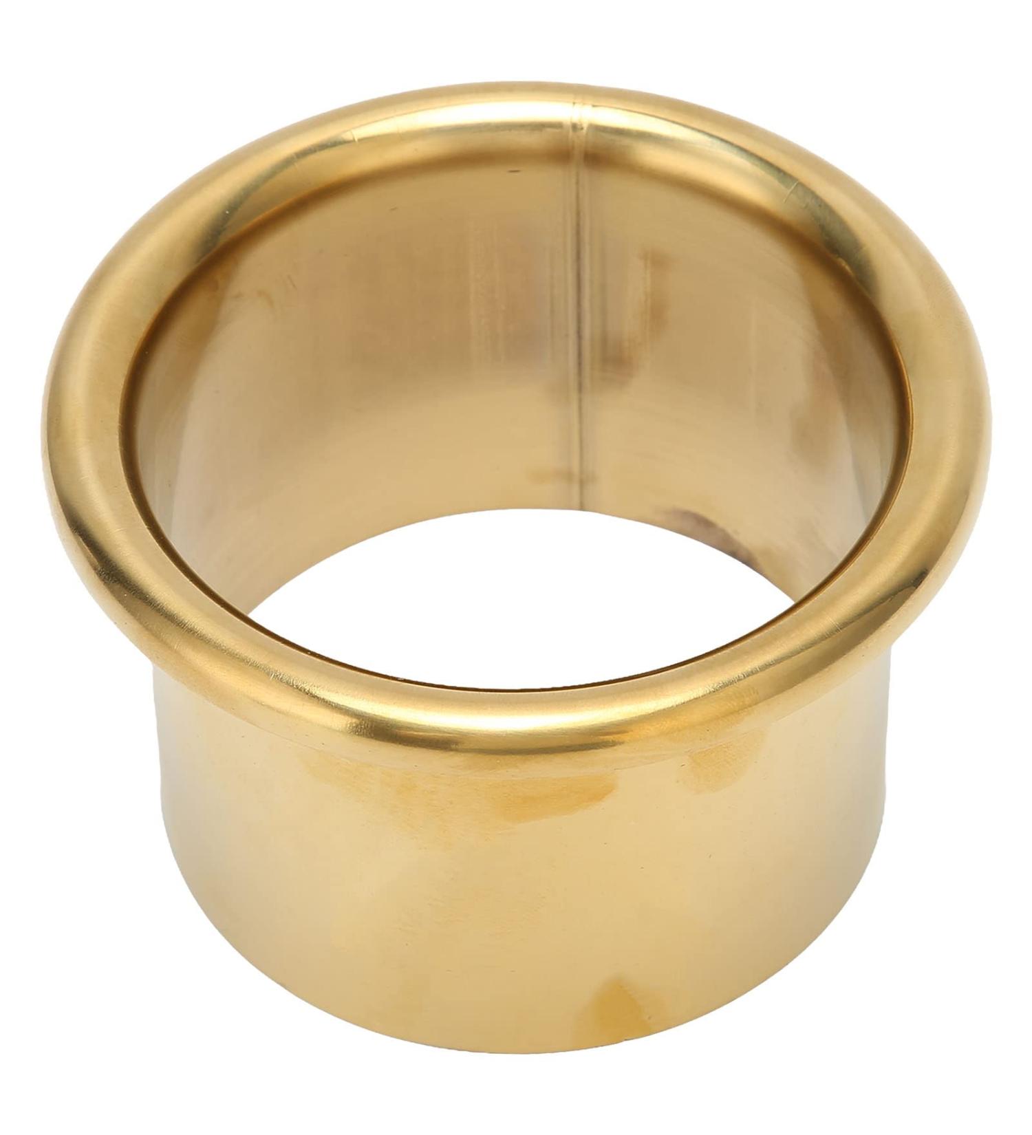 Premium Stainless Steel Hair Dryer Holder Insert Firm & Stylish Bathroom Stand for Home Hotel & Salon Gold Finish - Buy Online on GoSupps.com