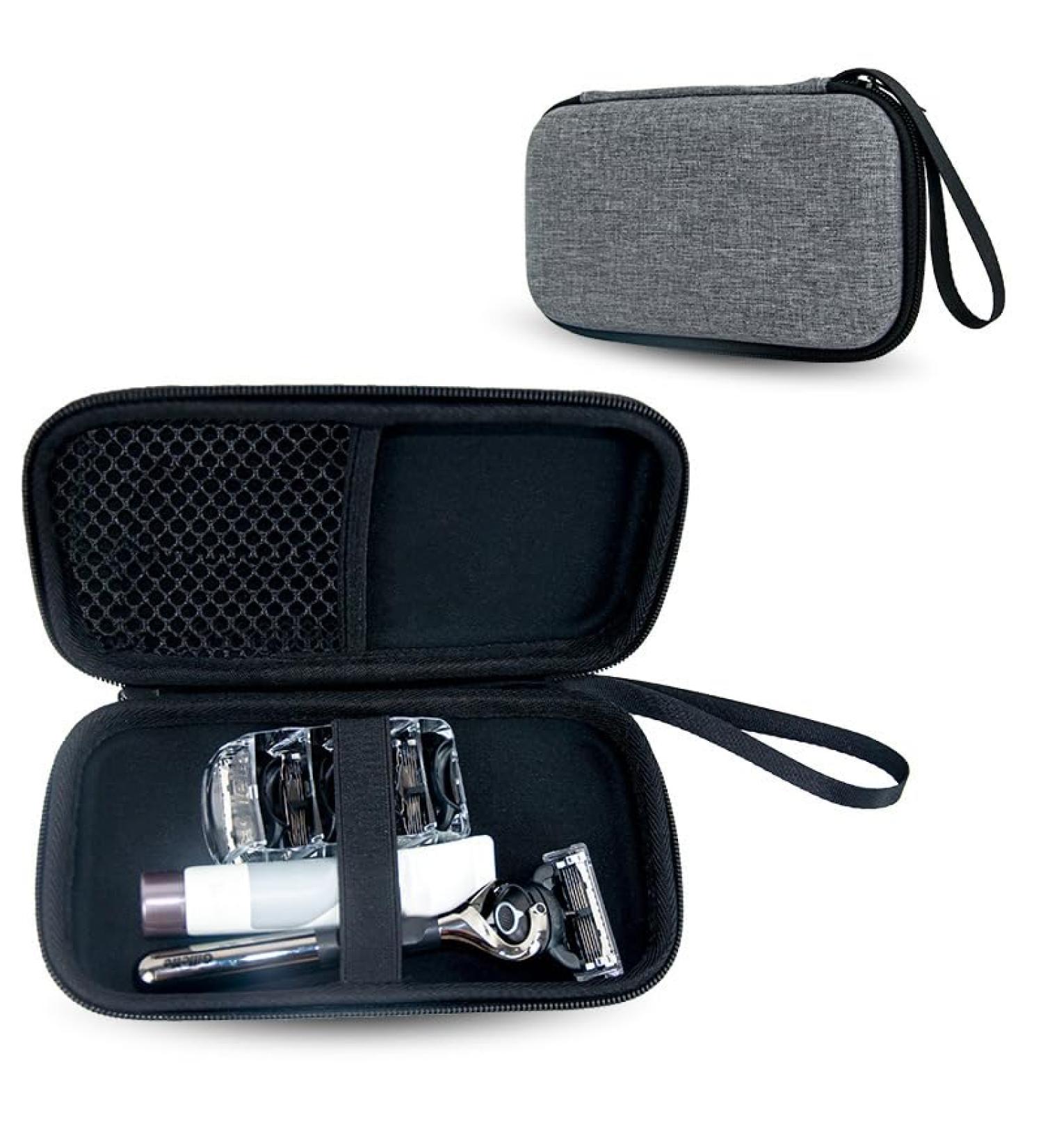 ZLiT Gillette Razor Case - Shockproof EVA Travel Pouch for Gillette Razors - Gray Storage Bag - Buy Online on GoSupps.com