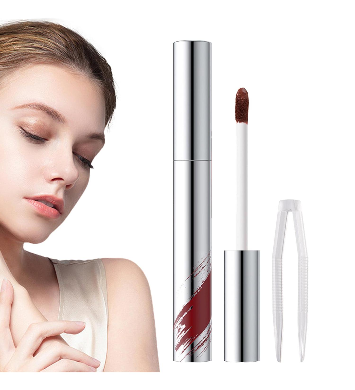 Lip pencil coloring peel-off lip knife peel-off | Long-lasting matte lip stains will peel off Women's cosmetic makeup for business trips events - Buy Online on GoSupps.com