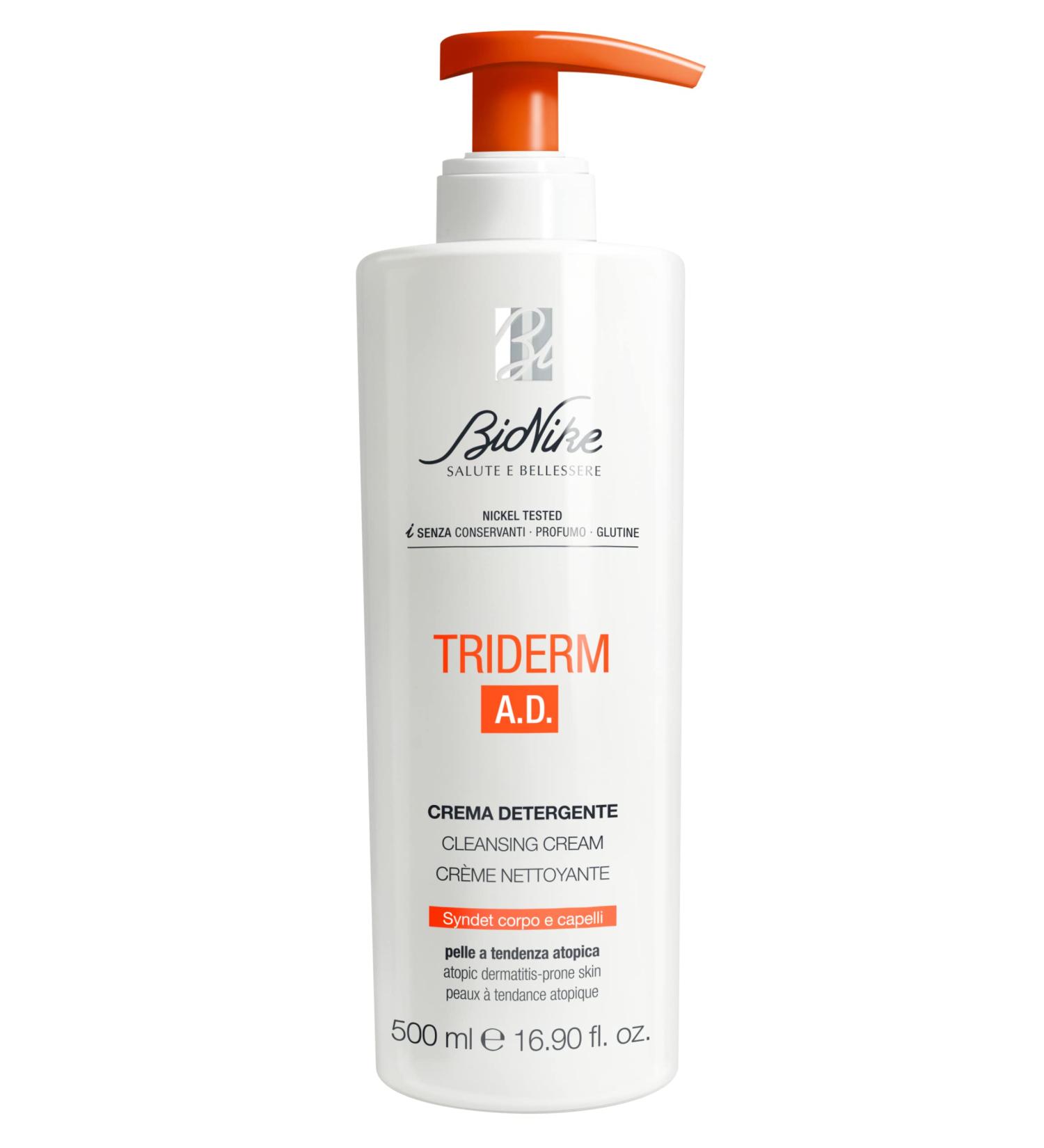 BioNike Triderm AD Crema Corpo Detergente Corpo E Capelli 500 ml