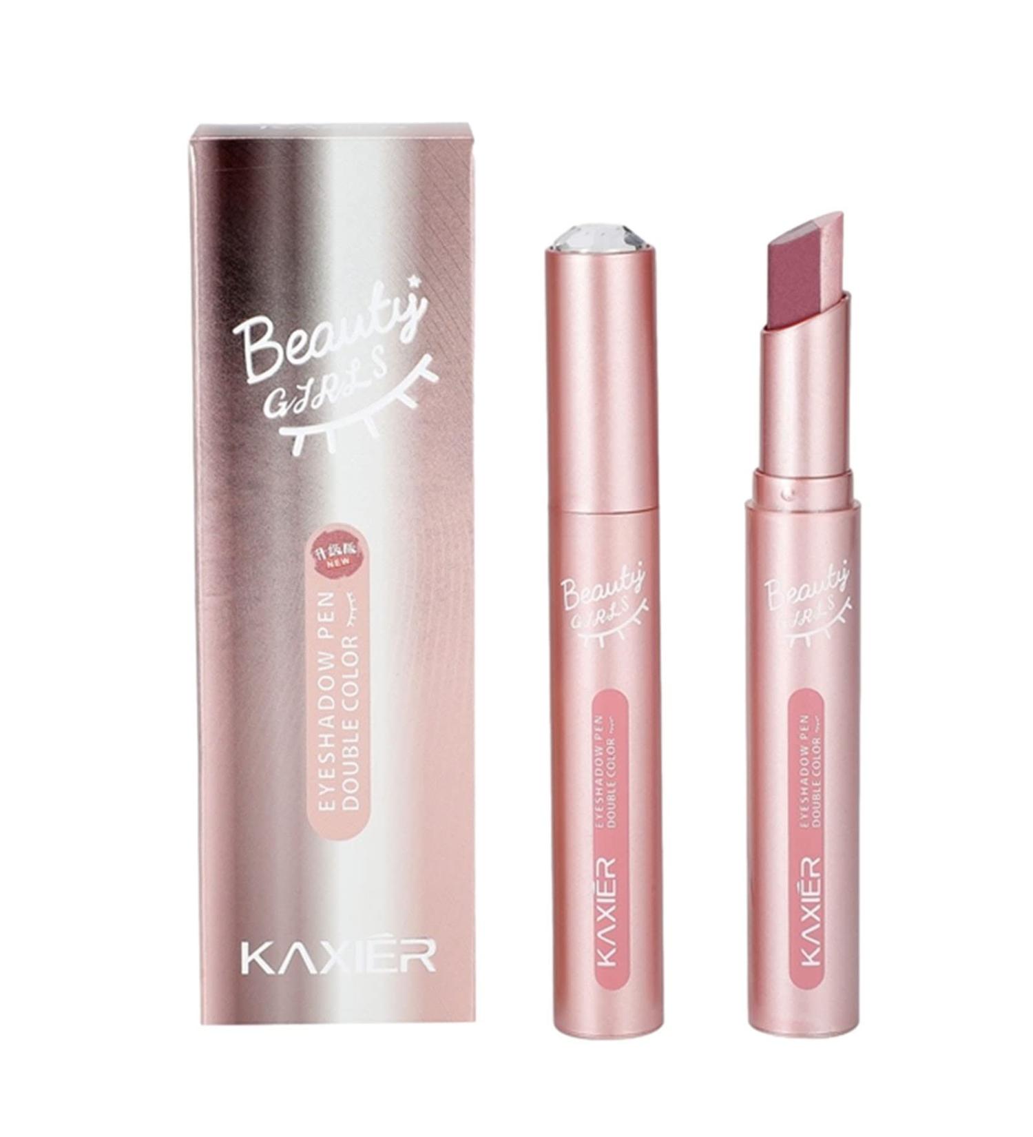 YUECI 2 STU Colorful Eyeshadow Pencil | Waterproof Gradient Double Eyeshadow Stick | Glitter Shimmer Makeup | Durable & Versatile #03 - Buy Online on GoSupps.com