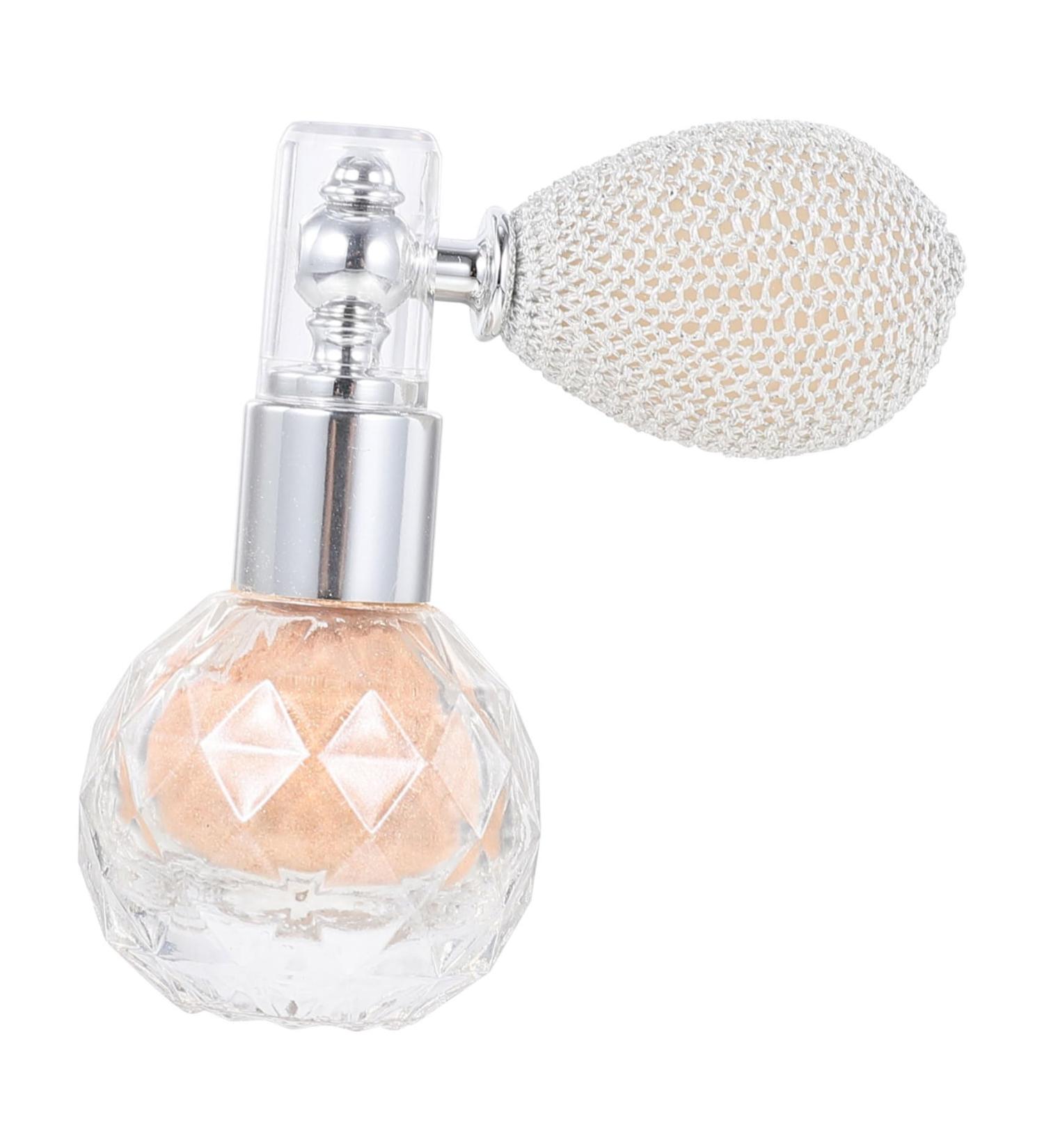 FOMIYES Spray Bottle Body Glitter Spray 1Pc body air bag powder hair perfume shimmering powder spray perfume bottle powder bottle make up Highlighter Golden 7x5.5cm - Buy Online on GoSupps.com