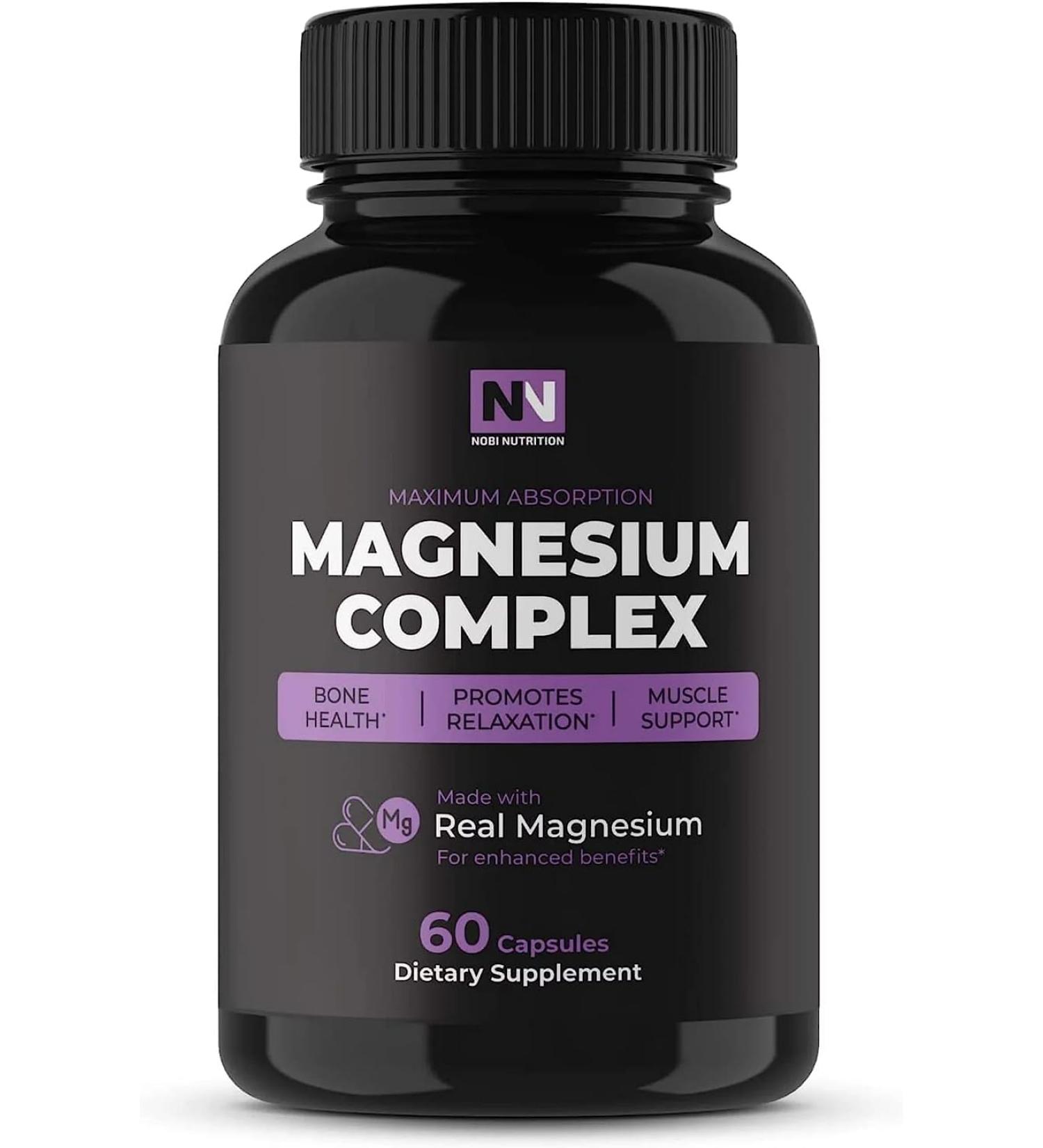SPEC Magnesium Citrate/Magnesium Oxide Complex 60ct Capsules | High Absorption | Non-GMO, Gluten, Soy, Dairy Free - Buy Online on GoSupps.com