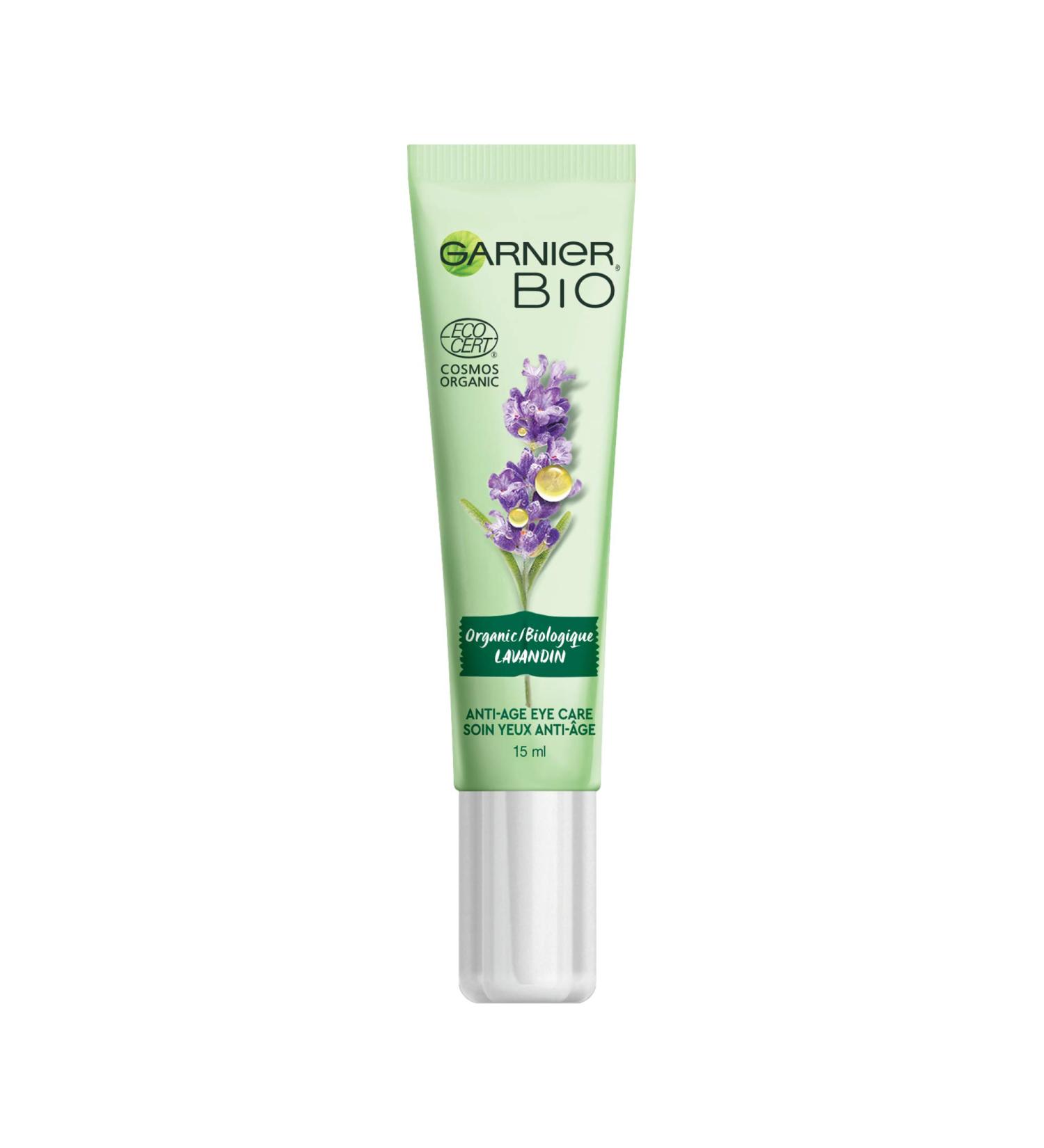 Garnier Bio Organic Lavandin Anti-age Eye Cream for All Skin Types Even Sensitive 15 Milliliters - Buy Online on GoSupps.com