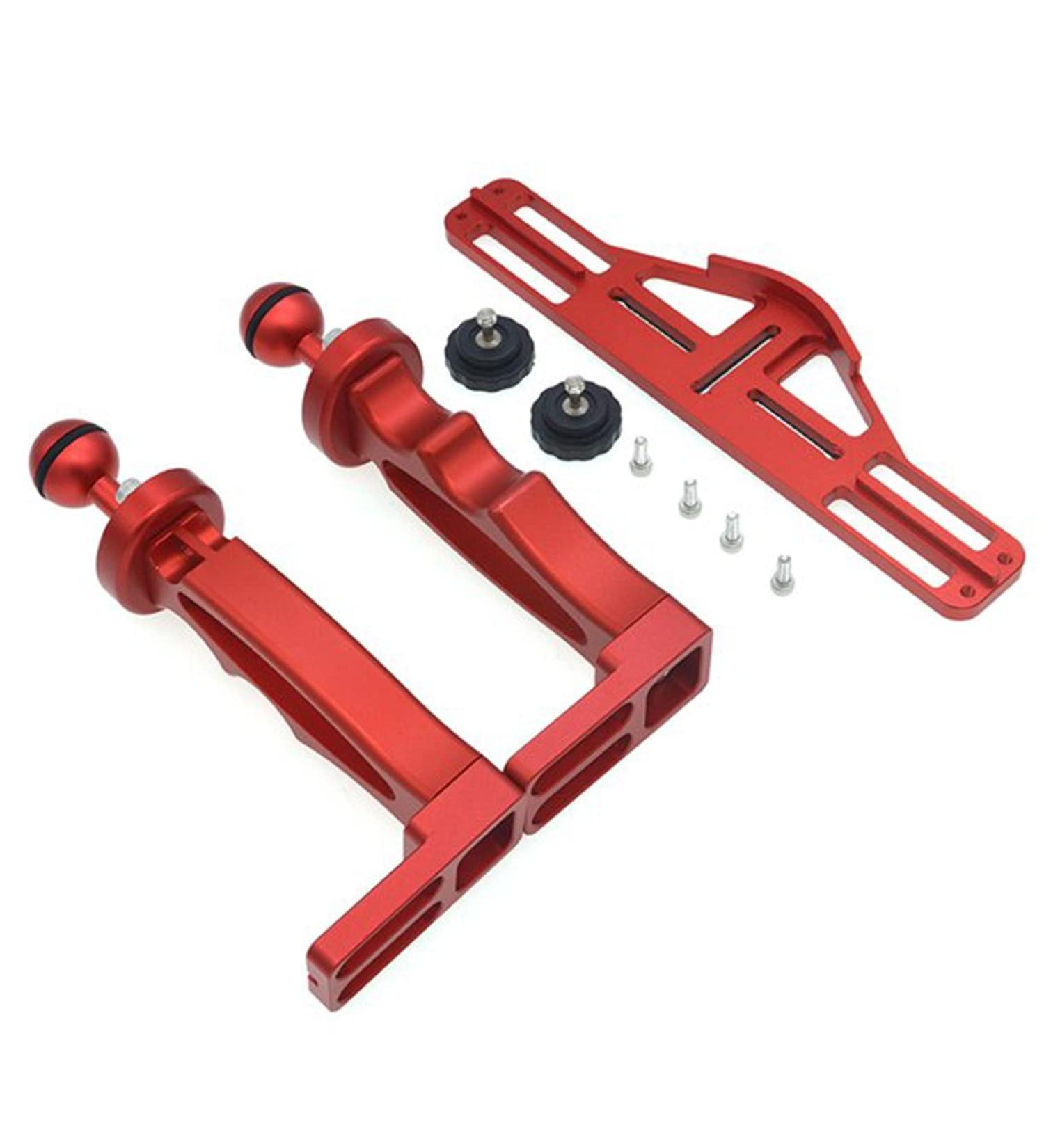 Extendable Dual Handle Underwater Camera Tray with Ball Handles - Stabilizer & Grip for Camera Housing, Gopro & Action Camera - Buy Online on GoSupps.com