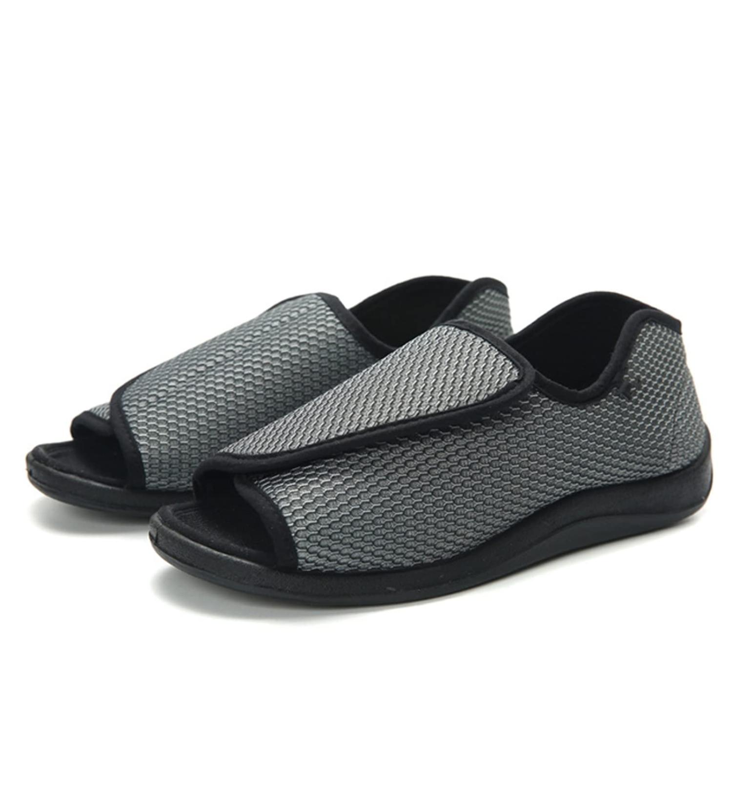 JCJNSL Mens Memory Foam Diabetic Slippers - Arthritis Edema Wide Fit Slipper Boot - Grey 39 - Buy Online on GoSupps.com