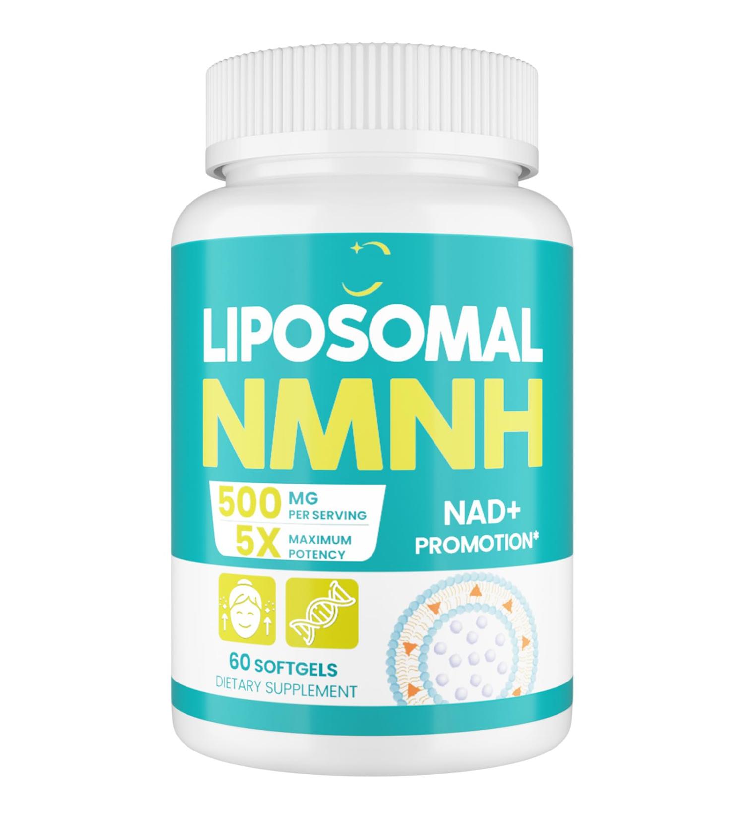 Strongueur Liposomal NMNH (Dihydronicotinamide Mononucleotide) - NMN Supplement Alternative 60 Softgels