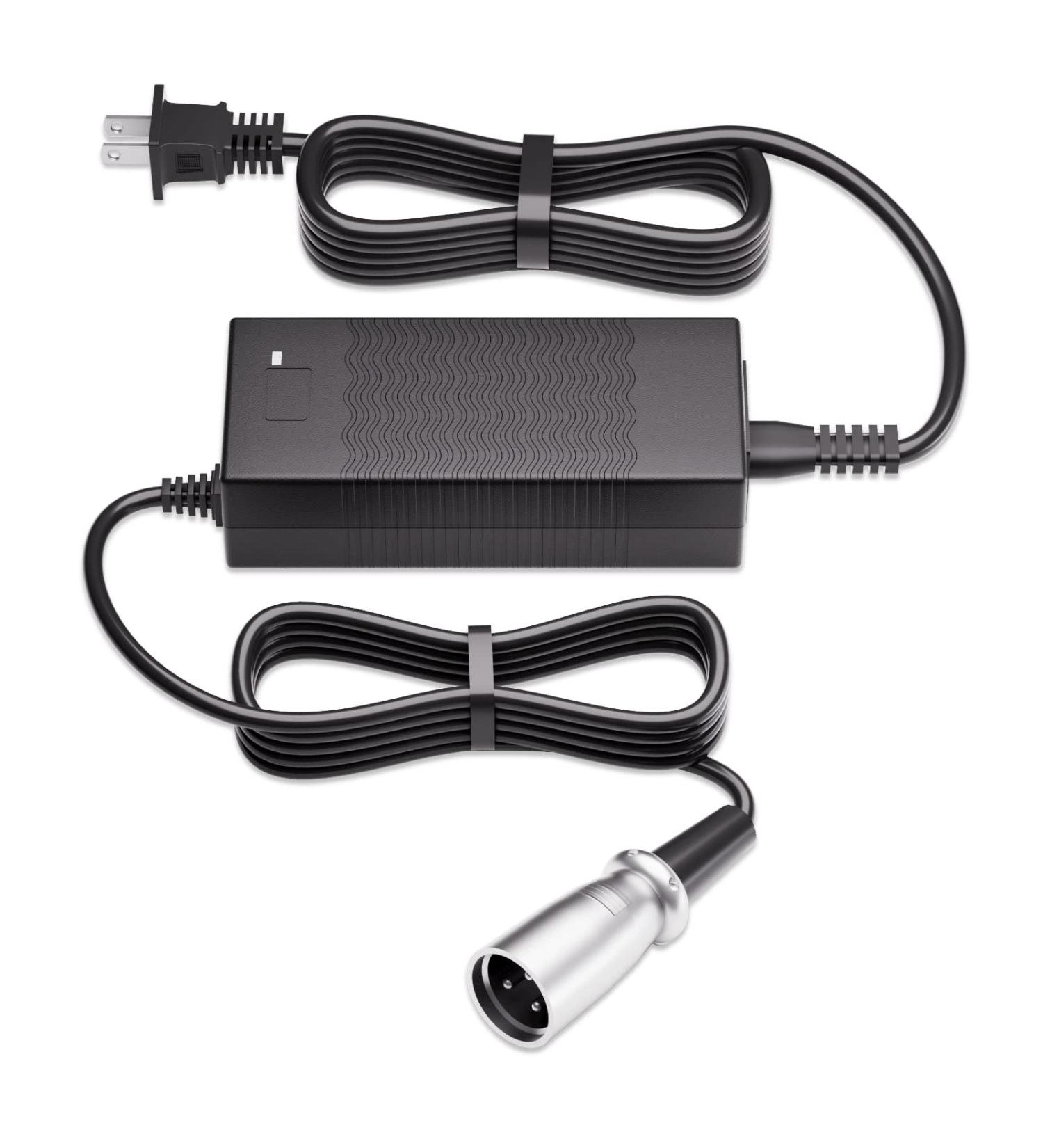 VHBW 24V 2A XLR Charger for Jazzy Power Chair, Schwinn, Ezip, Shoprider - Compatible with S300/S350/S400/S500/S650, Mountain Trailz, 400/500/650/750/900 - Buy Online on GoSupps.com