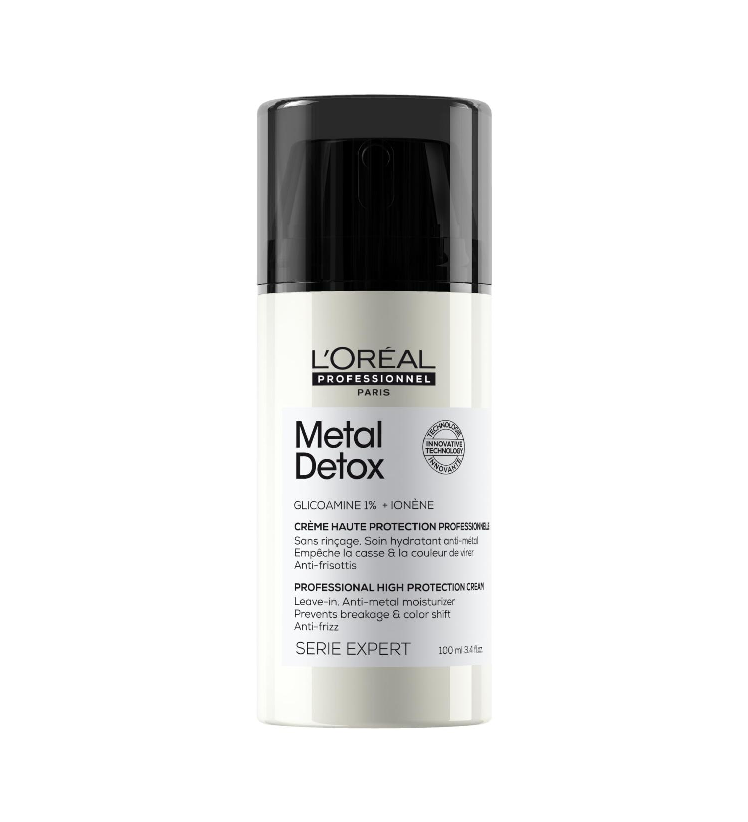 L'Oreal Professionnel Metal Detox Smoothing Cream - Hydrate Protect & Control Frizz | Lightweight Leave-In Treatment for All Hair Types | International Shipping Available - Buy Online on GoSupps.com