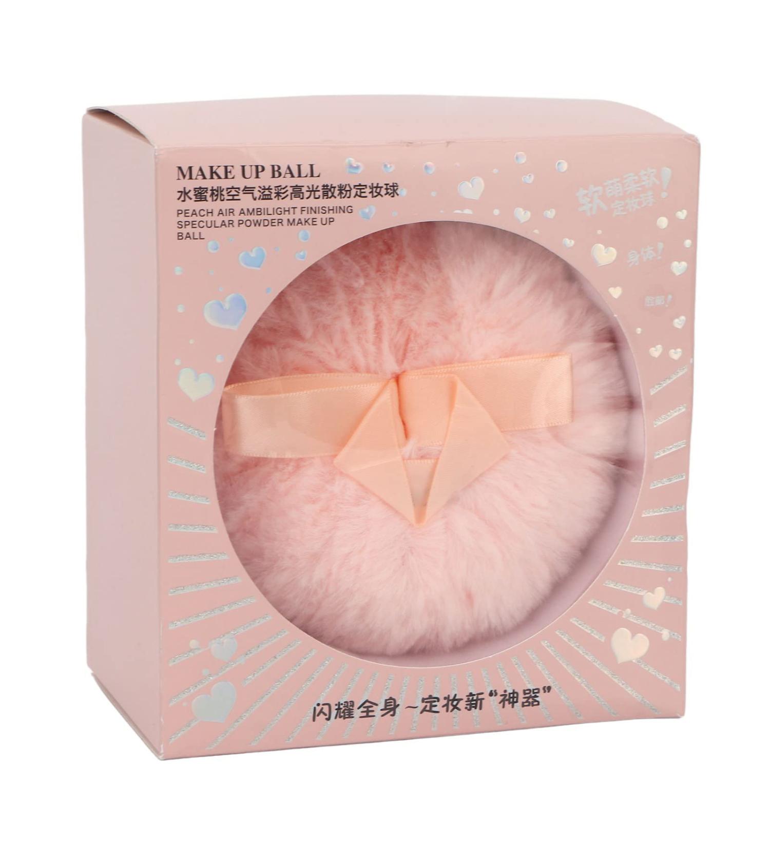 Premium Powder Puff Ball - Soft Cosmetic Tool for Flawless Face & Body Highlighting | International Shipping - Buy Online on GoSupps.com
