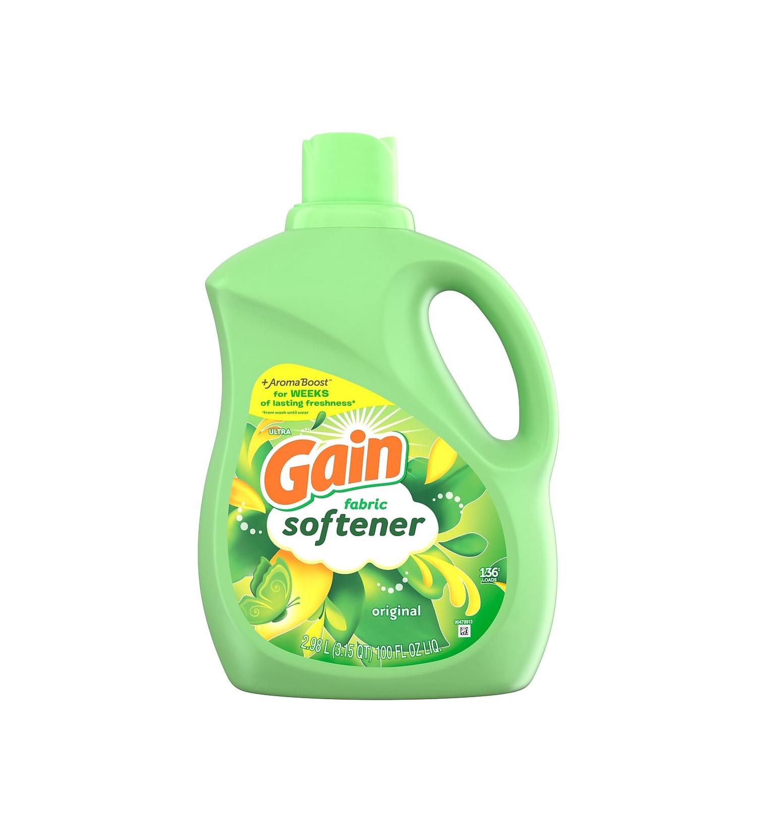 Buy Gain Fabric Softener Original - 136 Loads 100 fl. oz. - International Shipping Available - Buy Online on GoSupps.com