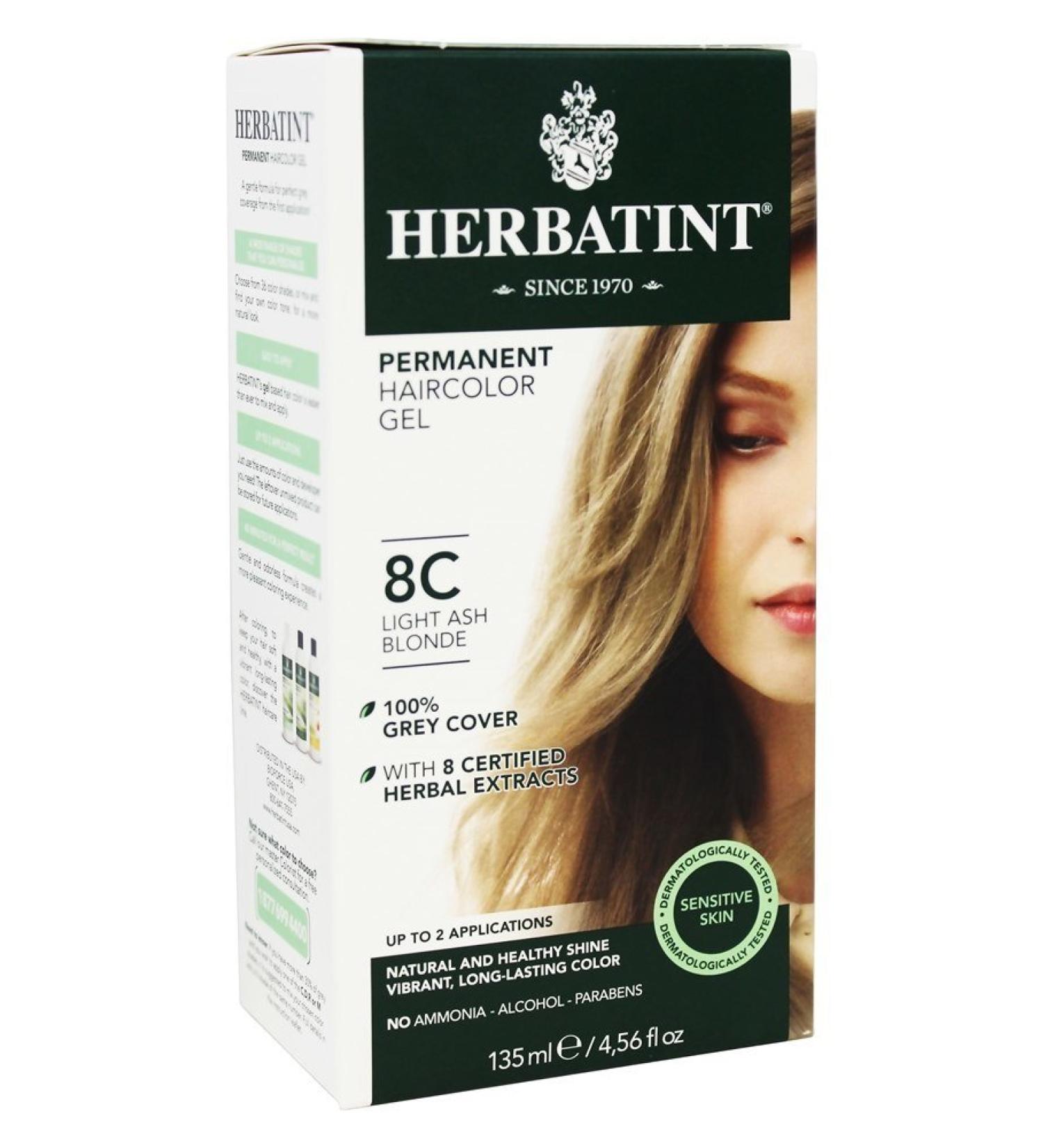 Buy Herbatint Light Ash Blonde 8C 4oz - Premium Hair Color | International Shipping Available - Buy Online on GoSupps.com