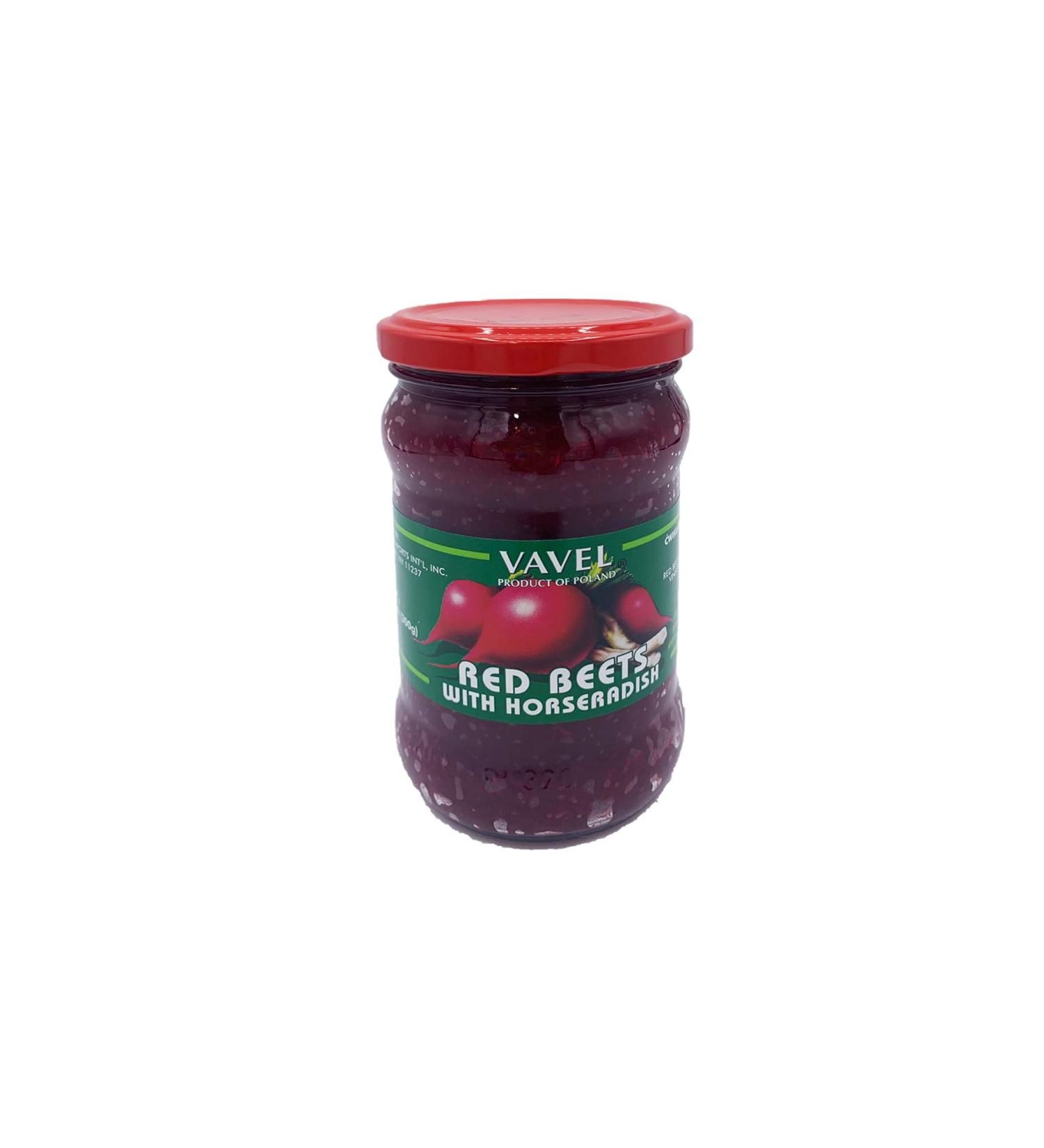 Vavel Red Beets with Horseradish 10.58oz (300g) - 2 Pack - Buy Online on GoSupps.com