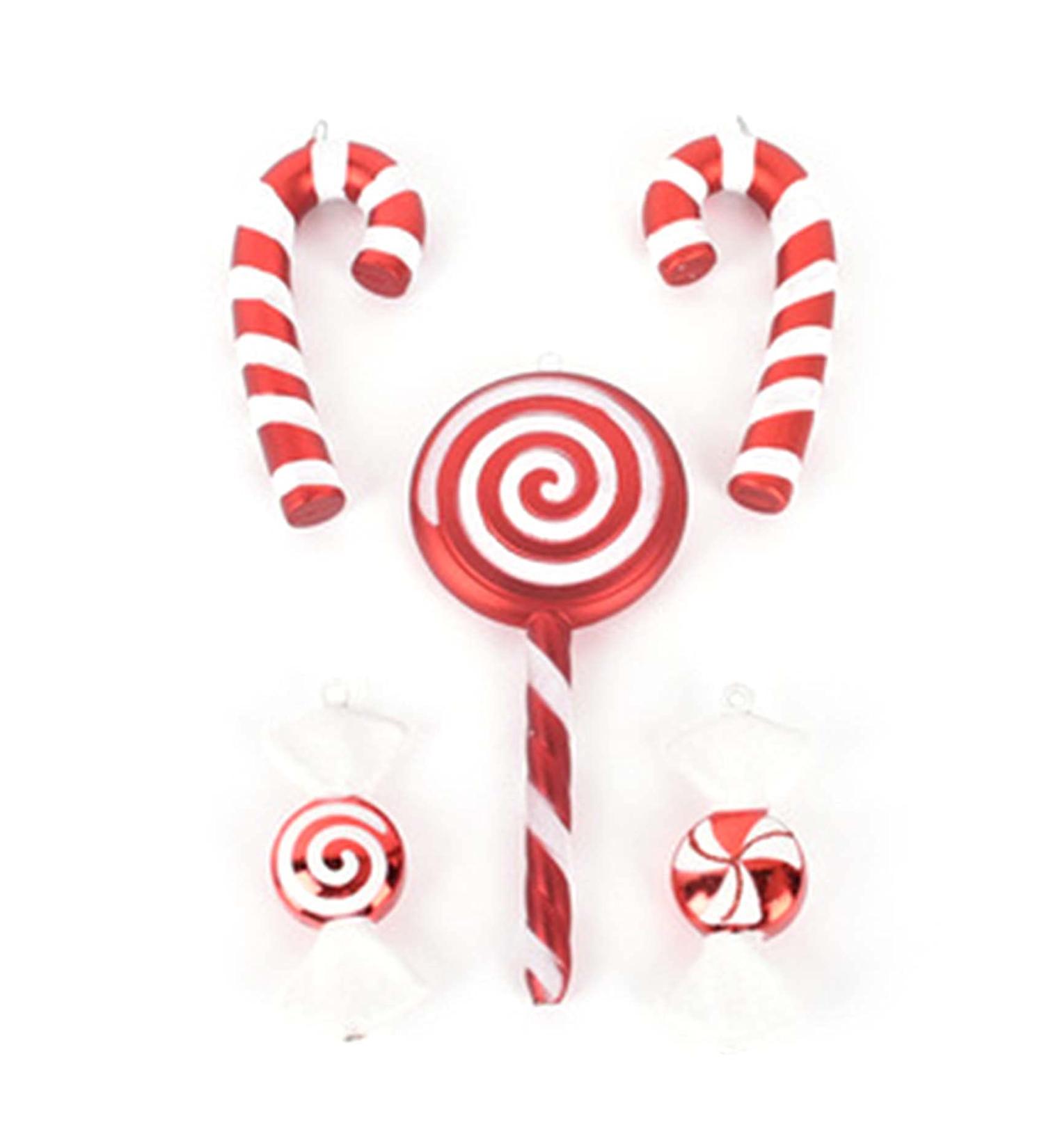 Travelfreely Christmas Decorations Red and White Sweets Lollipop Stick Combination Decoration Party Decoration - Buy Online on GoSupps.com