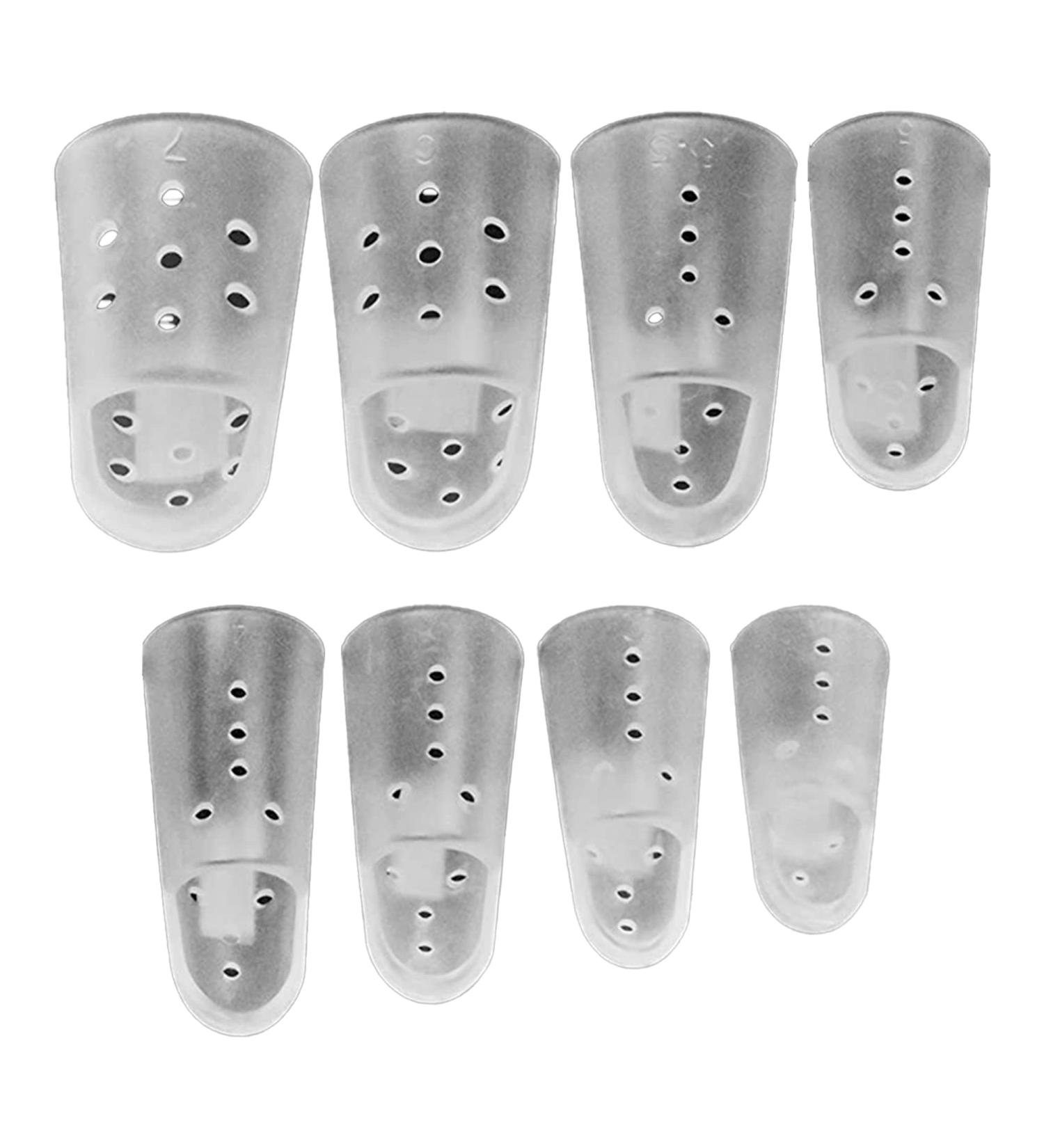 BraceOn STAX Finger Splint Kits - Mallet Finger & Nail Bed Injury Support - 8 Sizes - ABS Plastic - Buy Online on GoSupps.com