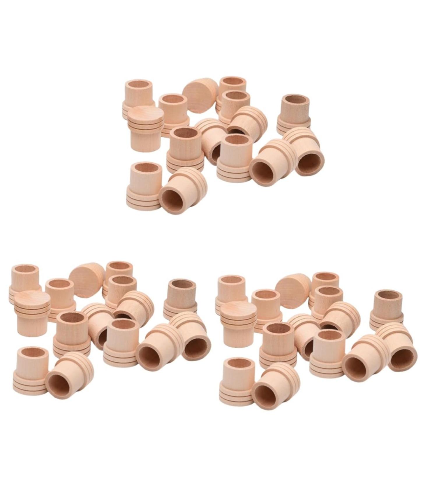 Gleavi 60 STK Moxa Fire Extinguishers - Home Safety Tools Wooden Caps & Accessories for Moxibustion - Buy Online on GoSupps.com