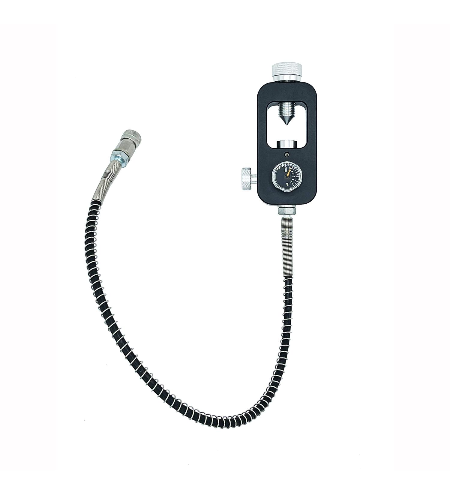 Sanoolir 4500psi Yolk Fill Station for HPA Tanks | Paintball Tank Charging System with High Pressure Gauge - Buy Online on GoSupps.com