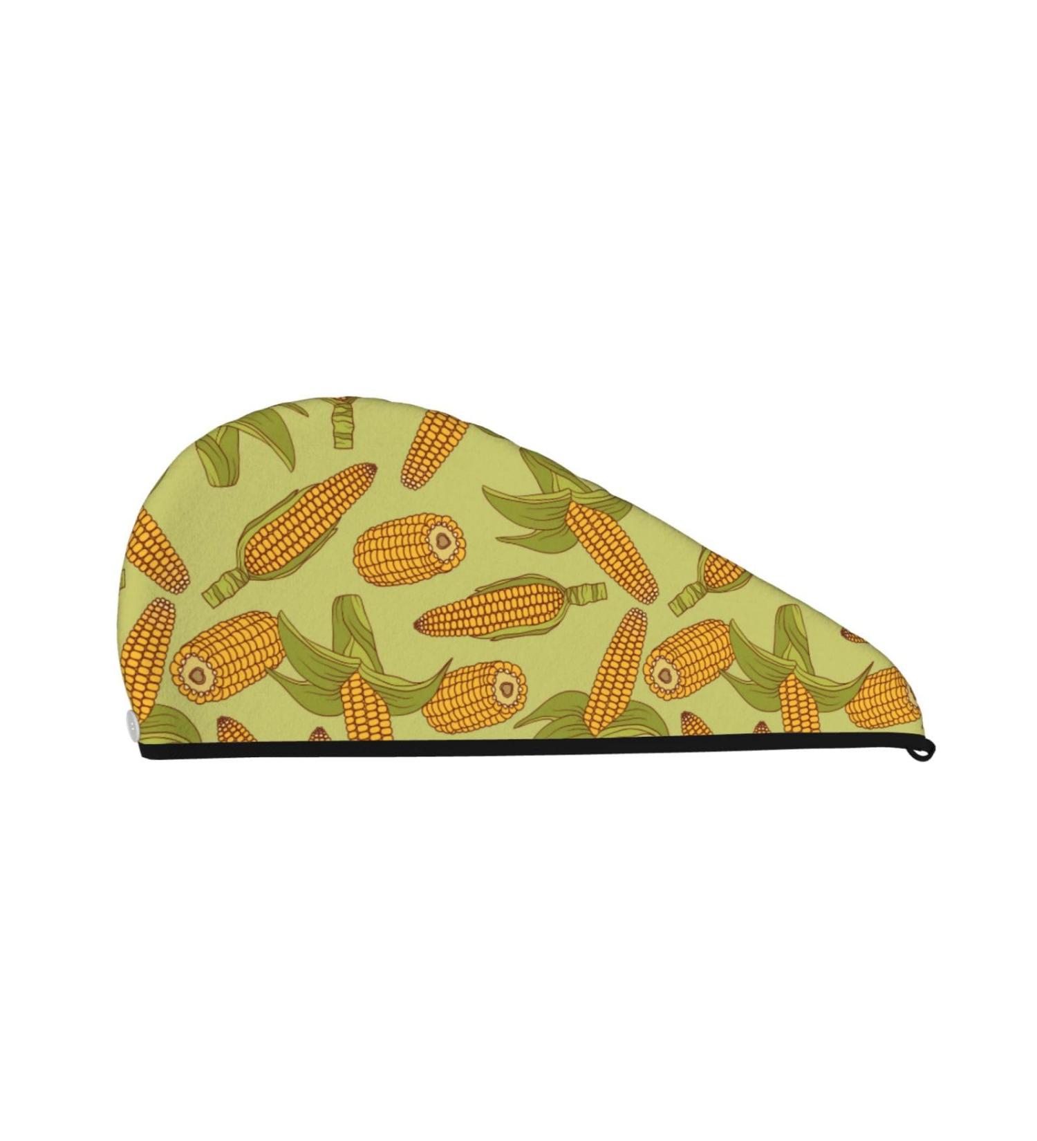 Super Absorbent Corn Microfiber Hair Towel Wrap for Women | Quick Dry Coral Velvet Cap for Long Curly & Thick Hair - Buy Online on GoSupps.com