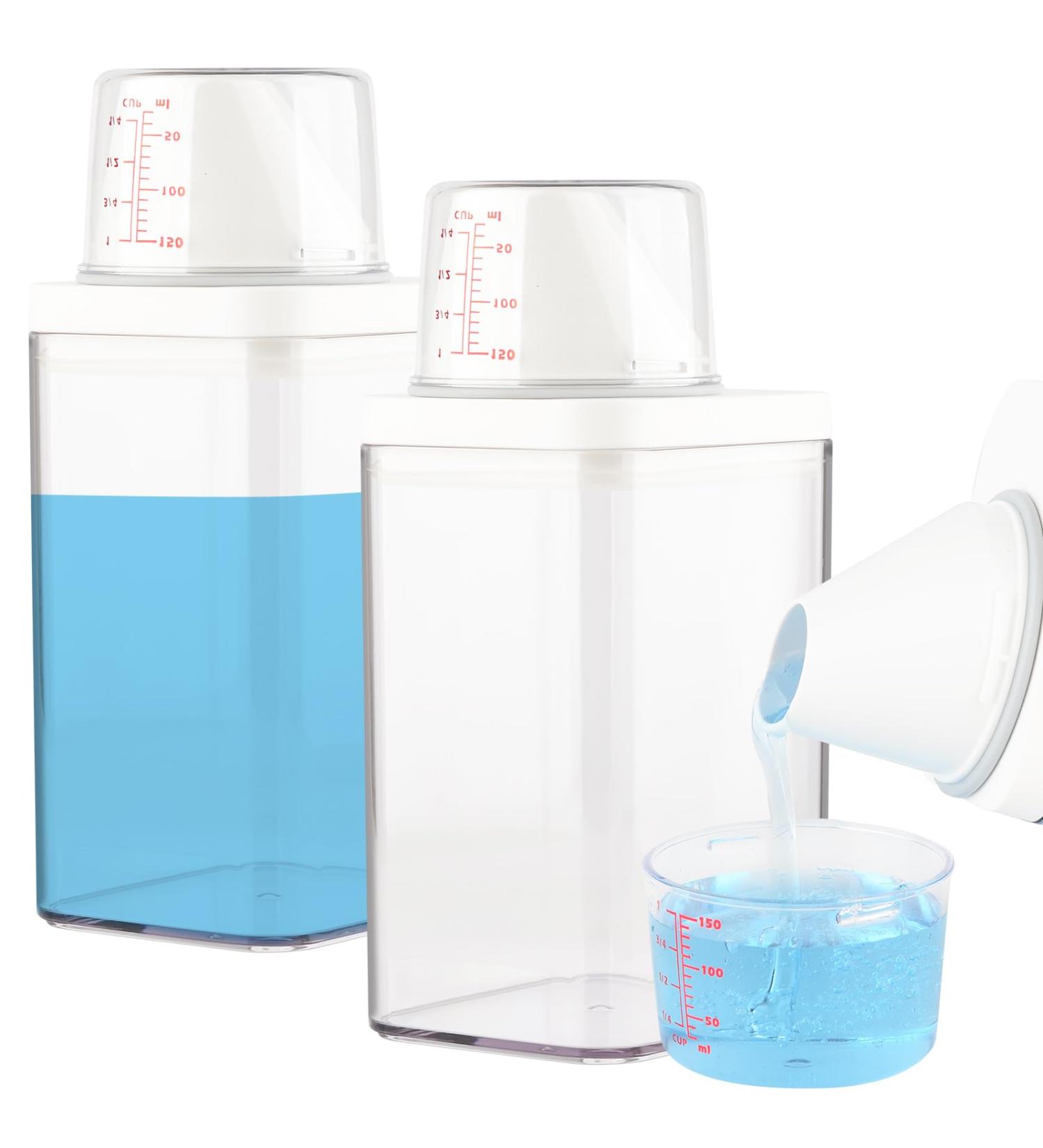 Washing Powder Storage Detergent Dispenser Laundry Powder Storage Dosing Ball Liquid Detergent Laundry Detergent Storage Washing Powder Dispenser Laundry Detergent Dispenser (2 1100ml) 1100ml 2 - Buy Online on GoSupps.com