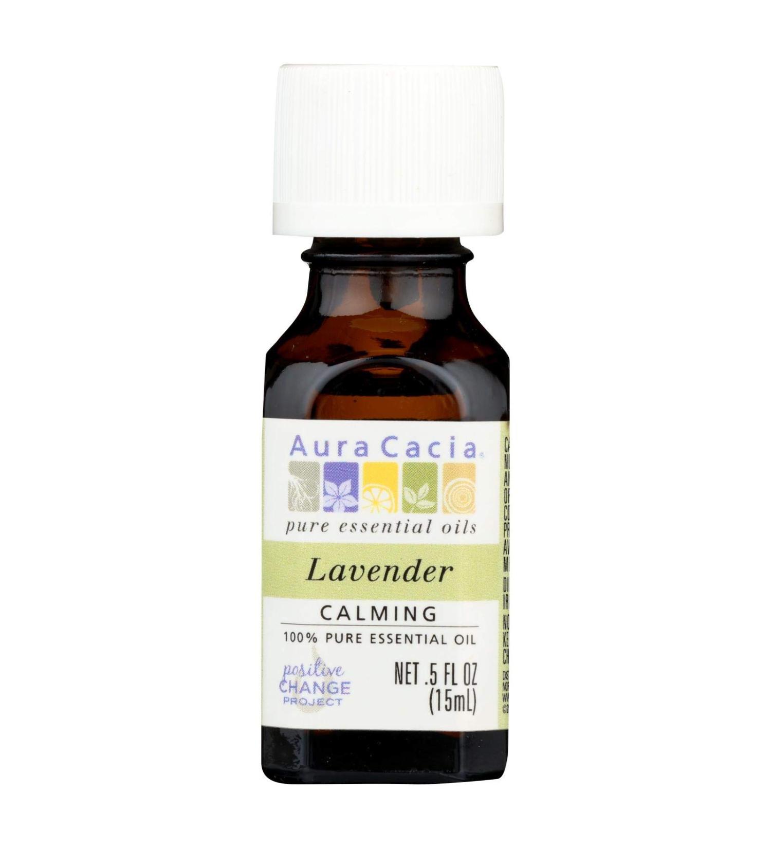 Aura Cacia Pure Essential Oil Lavender .5 fl oz (15 ml)