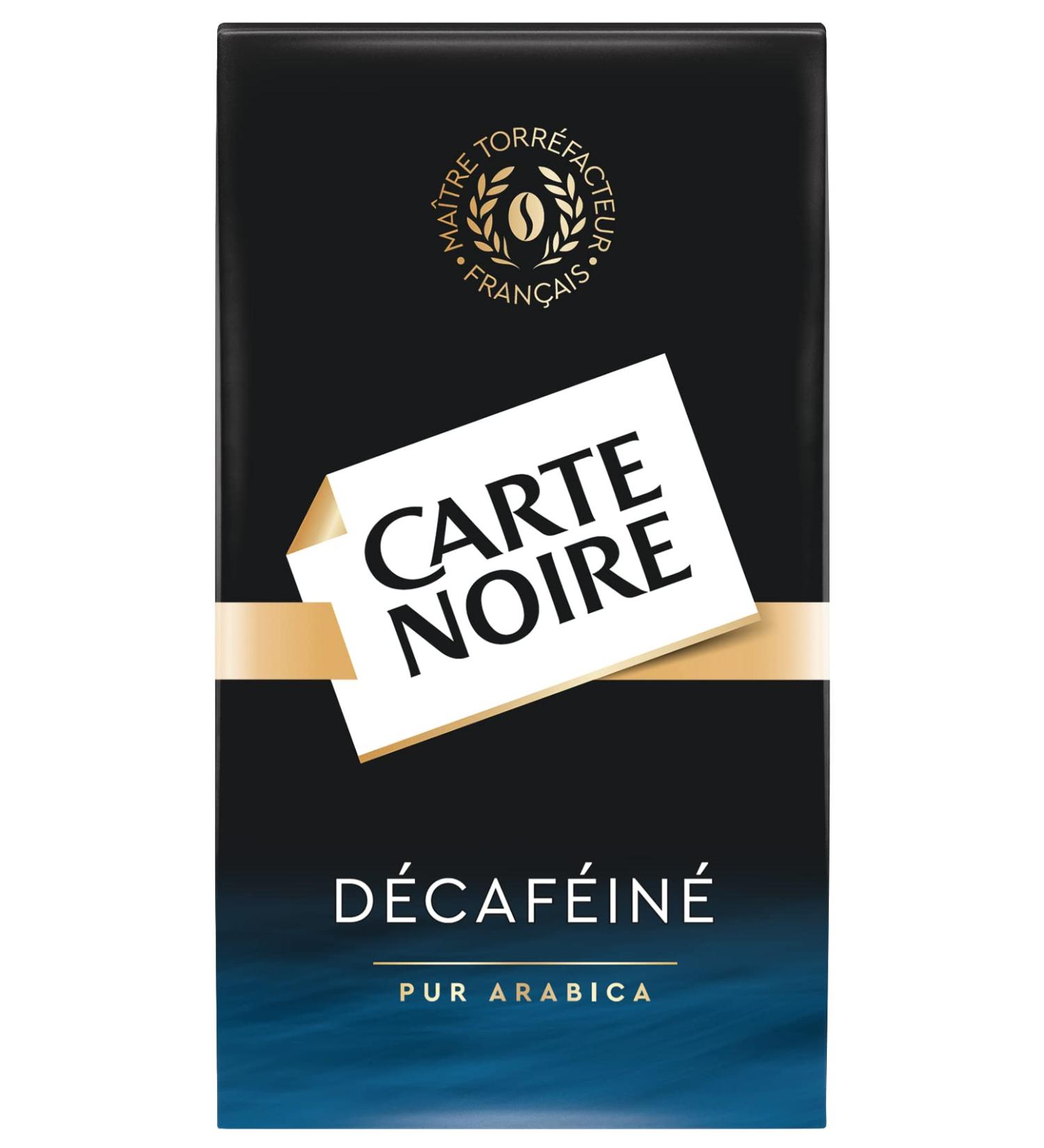  Carte Noire CARTE NOIRE - Carte Noire Decaffeinated Ground Coffee - Arabica Ground Coffee - Unique & Deep Flavour - Pack of 250g - Made in France - Buy Online on GoSupps.com