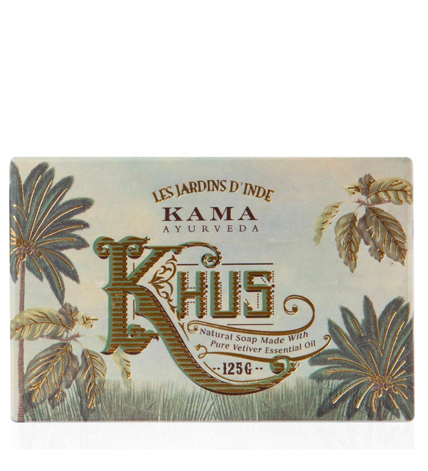 Buy Kama Ayurveda Organic Khus Soap - 100% Organic Cold Pressed 125g - International Shipping Available - Buy Online on GoSupps.com