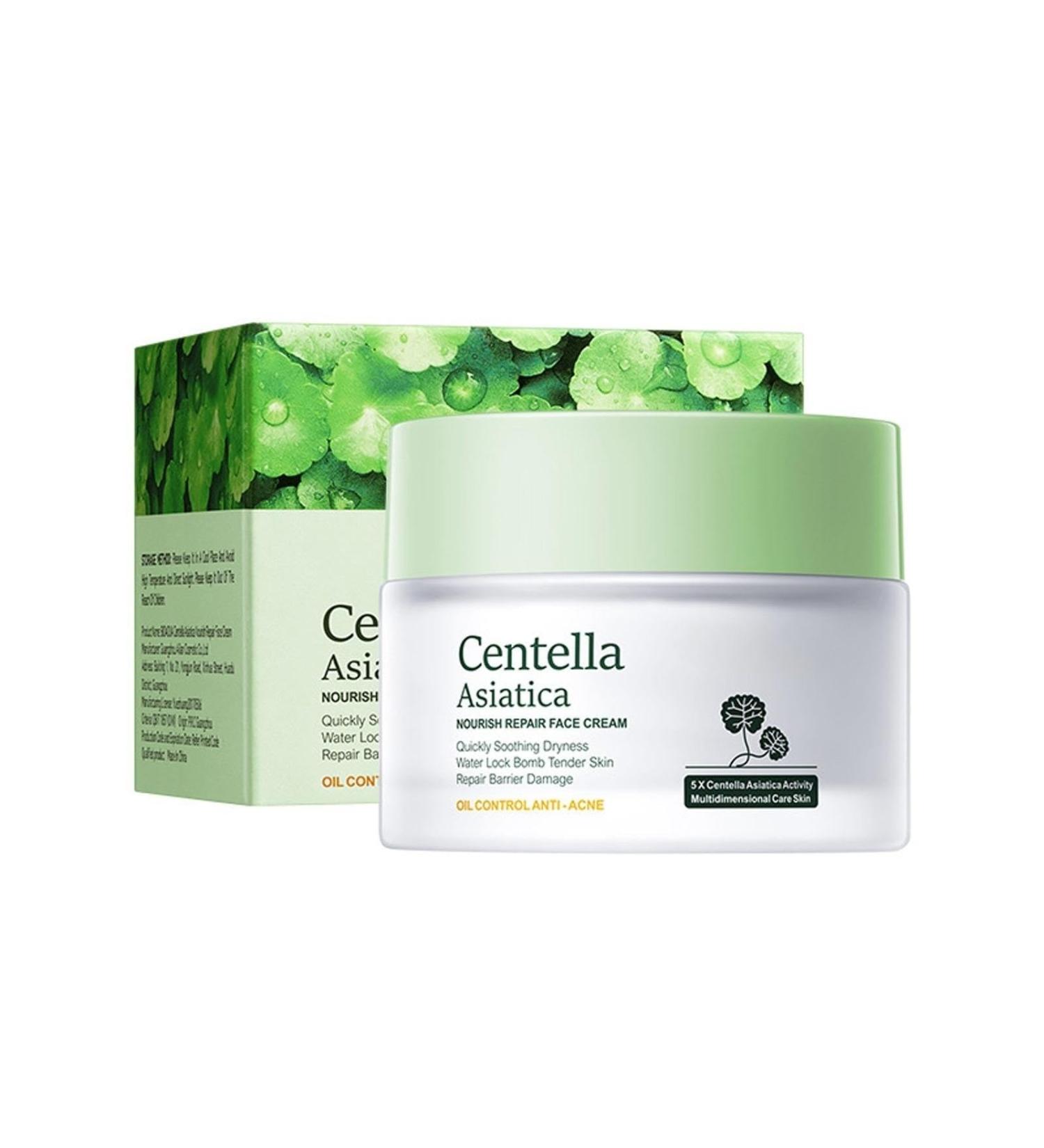 Centella Asiatica Repair Face Cream - Deeply Nourishing Moisturizer for Day & Night Soothes Dryness Firms Skin & Reduces Fine Lines - Buy Online on GoSupps.com