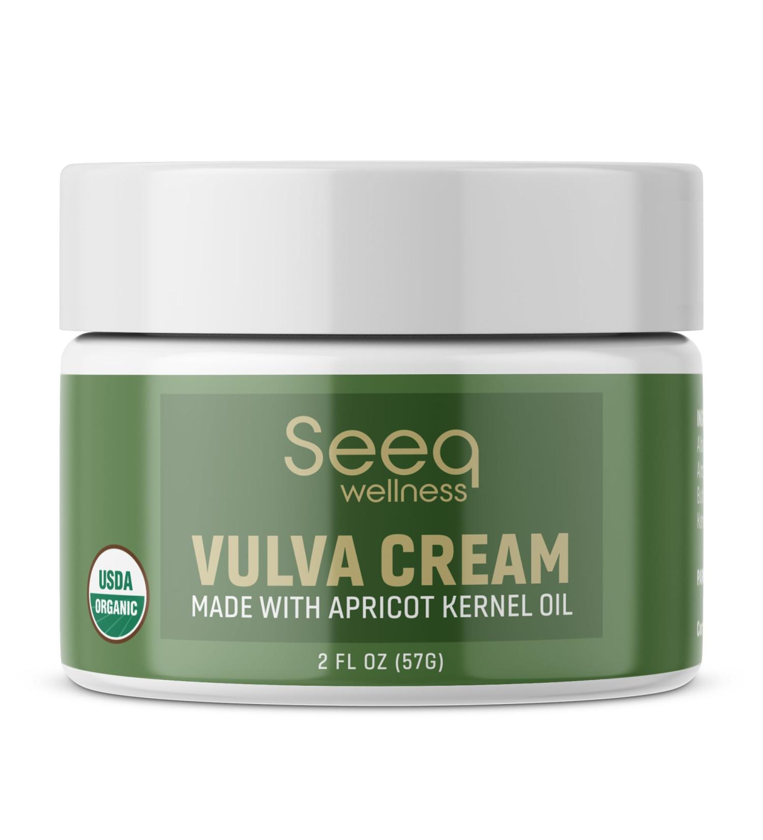 Organic Vulva Balm for Intimate Skin Care | Menopause Support | Relieves Dryness Itching & Irritation - All Natural 2 oz - Buy Online on GoSupps.com