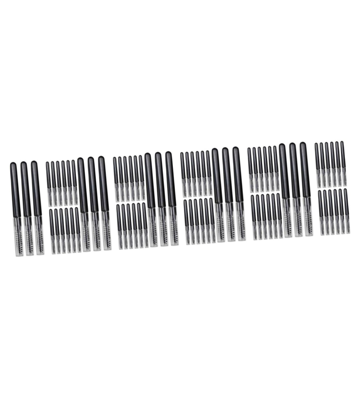 100 Pcs Eyelash Comb Set with Lids - Ideal Eyebrow Shaping & Lash Brushes for Women | Perfect Hair Line Combs - Buy Online on GoSupps.com