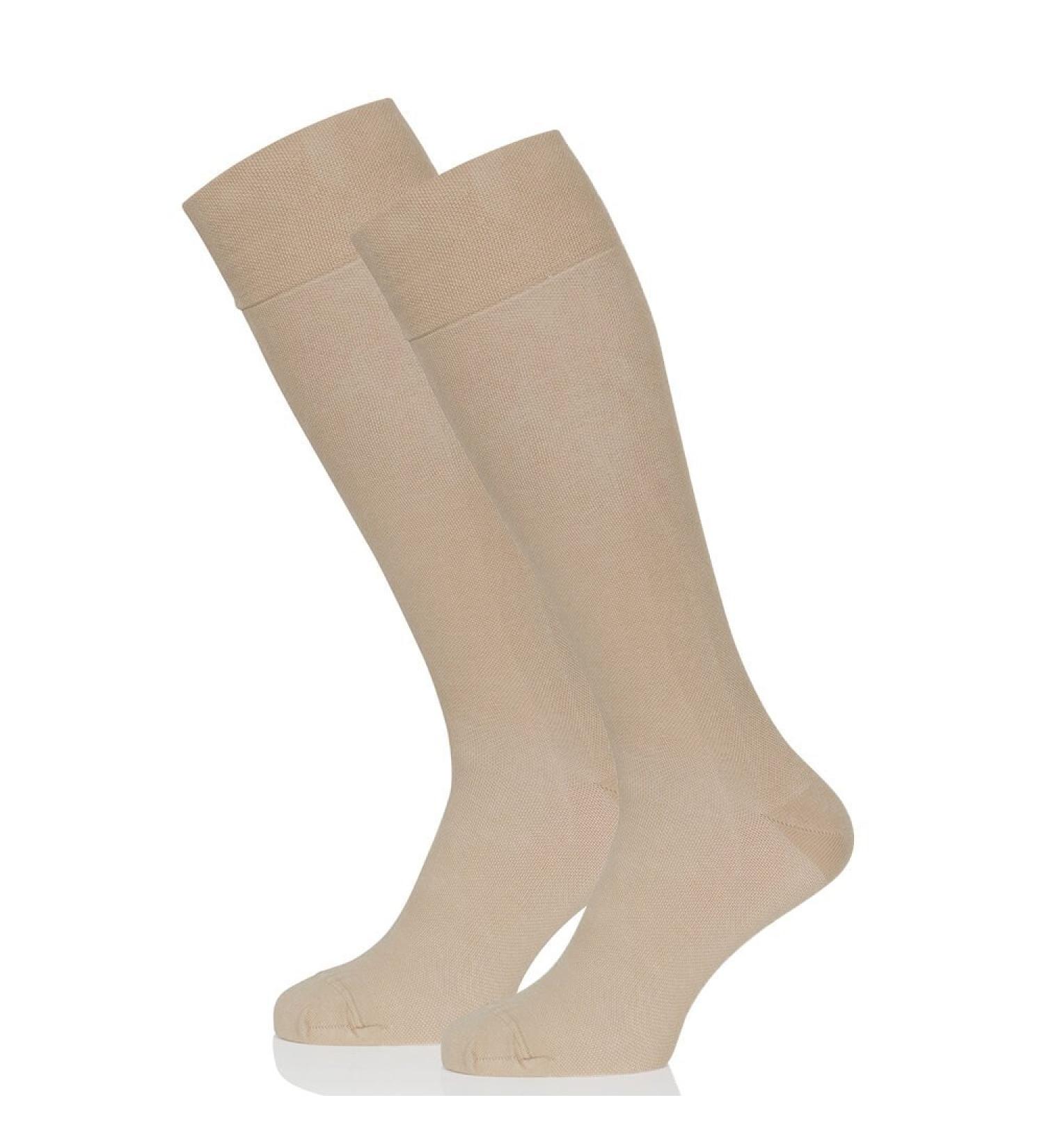 Safersox Pique Compression Stockings Class 1 - Multi-Color Wash-Free Comfort | Size 44/45 Beige - Buy Online on GoSupps.com