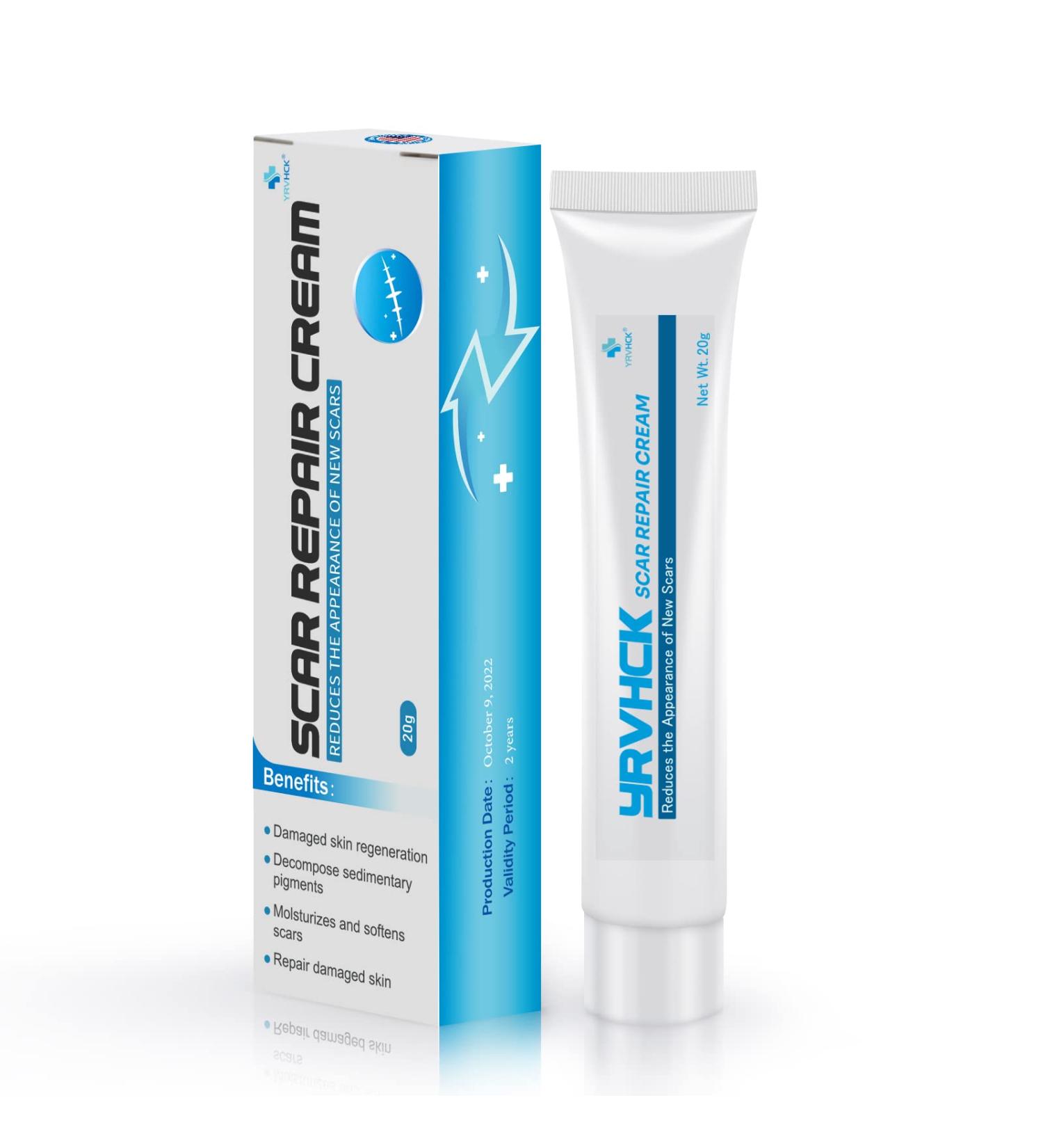 New Year Promotion: Scar Cream for Face and Body Repair - Reduces Surgery and C-Section Scars - 0.7 oz - Buy Online on GoSupps.com