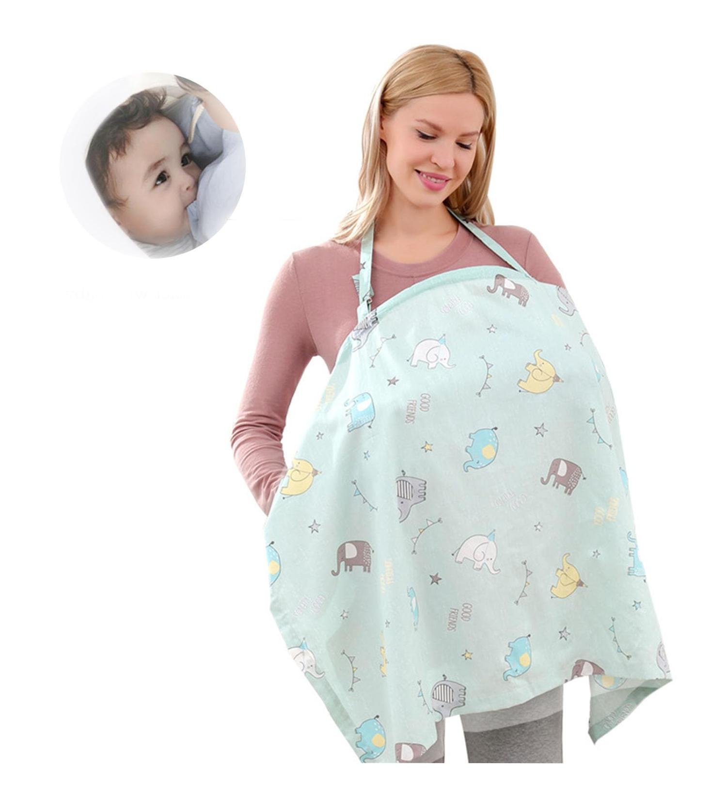 Adjustable Breastfeeding Cover for Full Privacy and Protection - Nursing Shawl for Breastfeeding Up - Buy Online on GoSupps.com