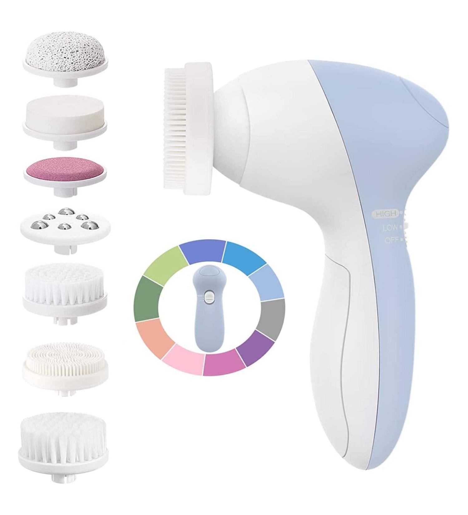 Buy Coslus Electric Face Cleaning Brush - IPX7 Waterproof 7 Brush Heads for 360 Deep Cleansing - Ultimate Facial Care - Buy Online on GoSupps.com