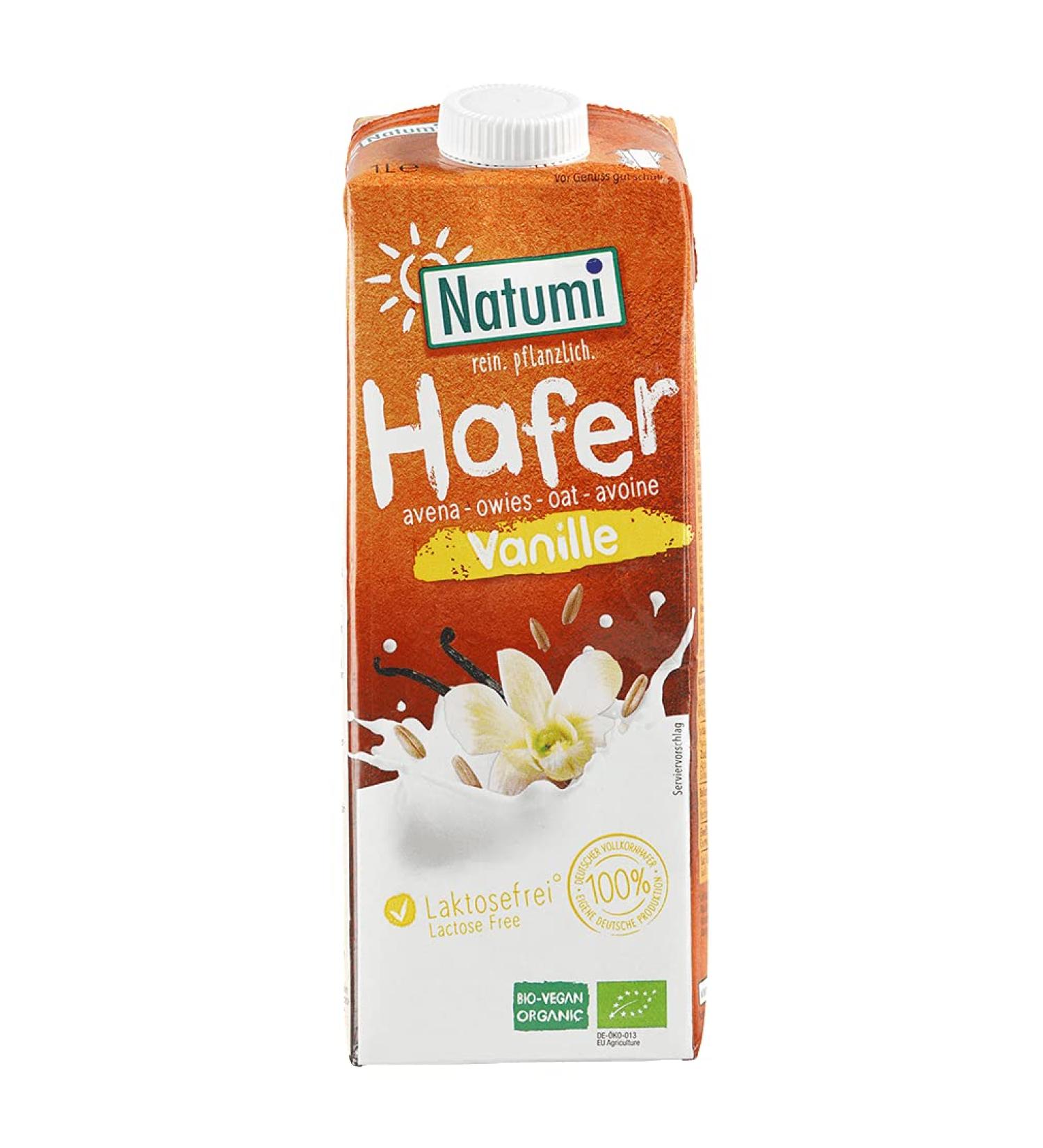 Natumi Organic Oat Drink Vanilla 24 Pack (24 x 1 L)