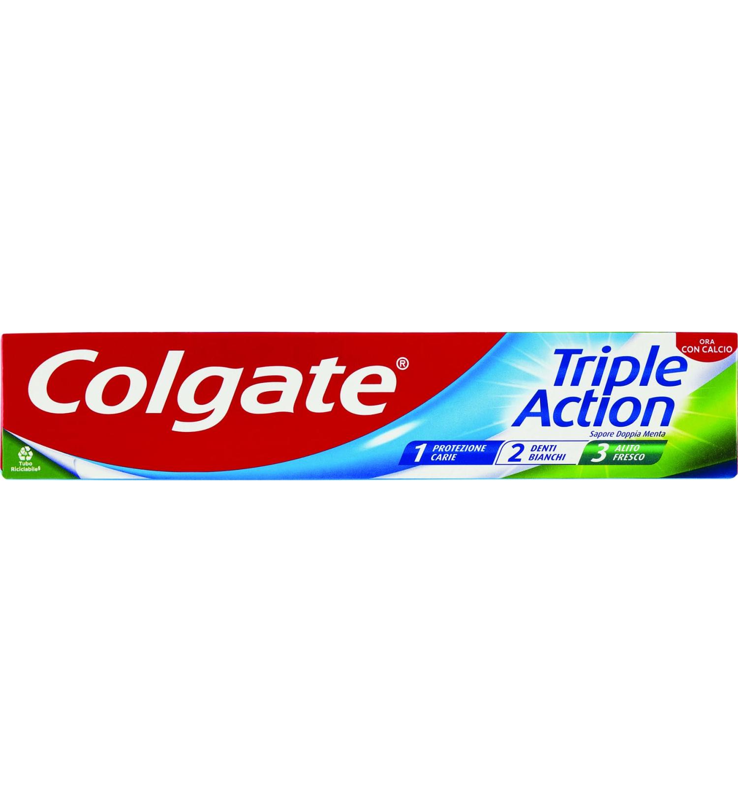 Buy Colgate Triple Action Toothpaste 75ml - Fresh Breath & Whiter Teeth | International Shipping Available - Buy Online on GoSupps.com