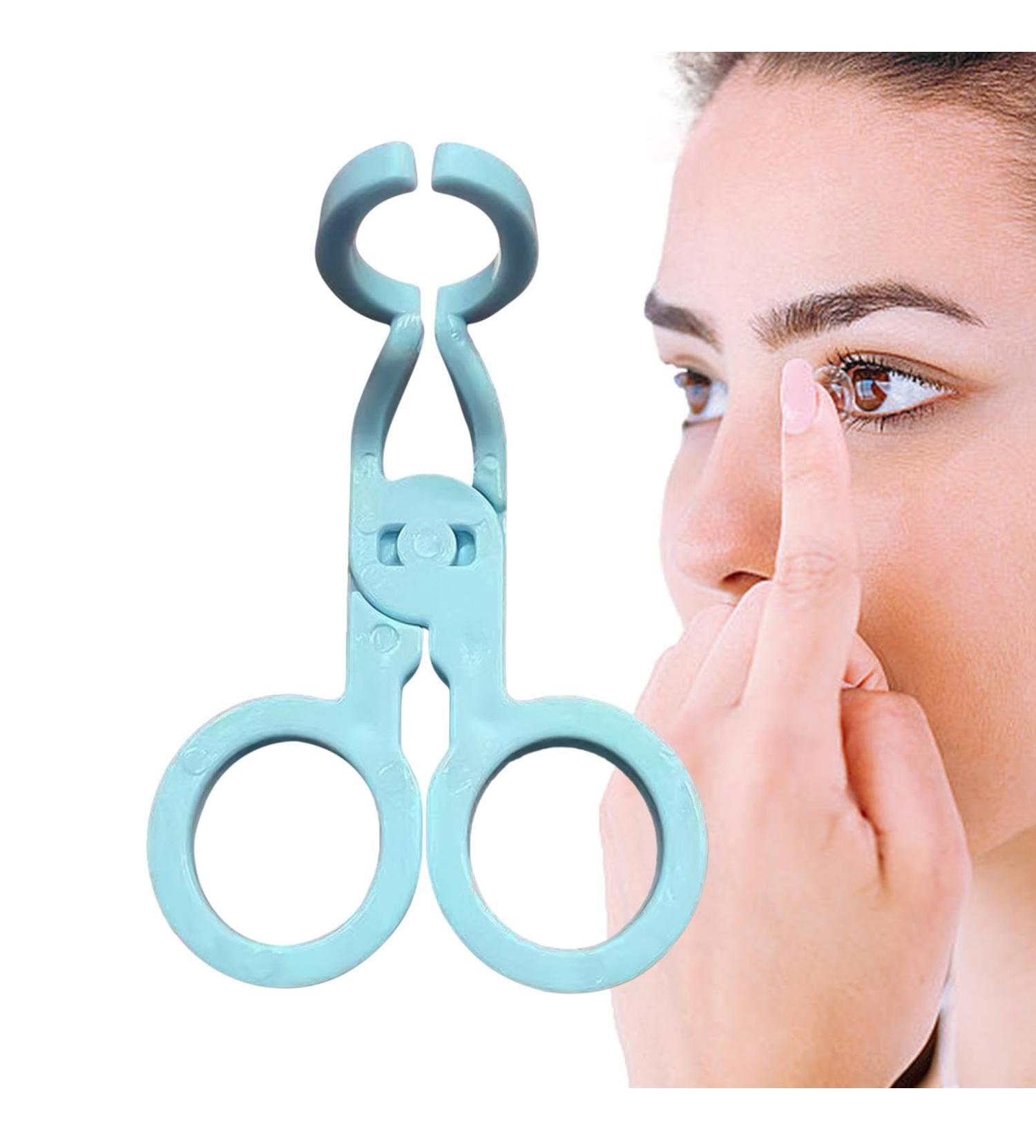 Invisible Remover Tool - Invisible Lens Eyelid Stretcher | Eyelid Stretcher for Invisible Lens Invisible Lens Insertion or Remover Eye-Opening Clips Tool Blue - Buy Online on GoSupps.com