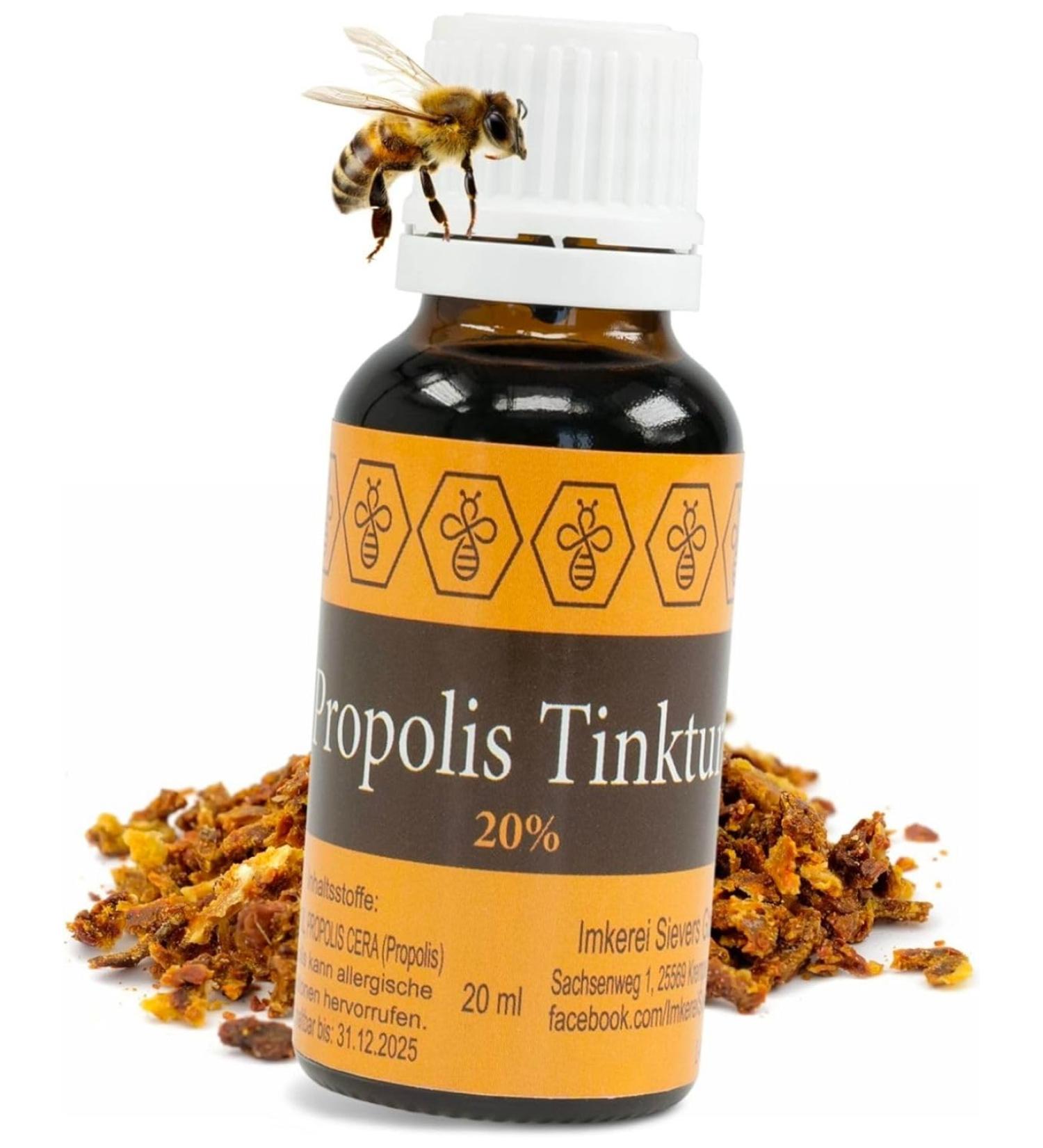 North Bush Propolis Tincture - 20% Propolis Drops (20ml) | Premium Bees Propolis Extract - Beekeeping Quality - Buy Online on GoSupps.com