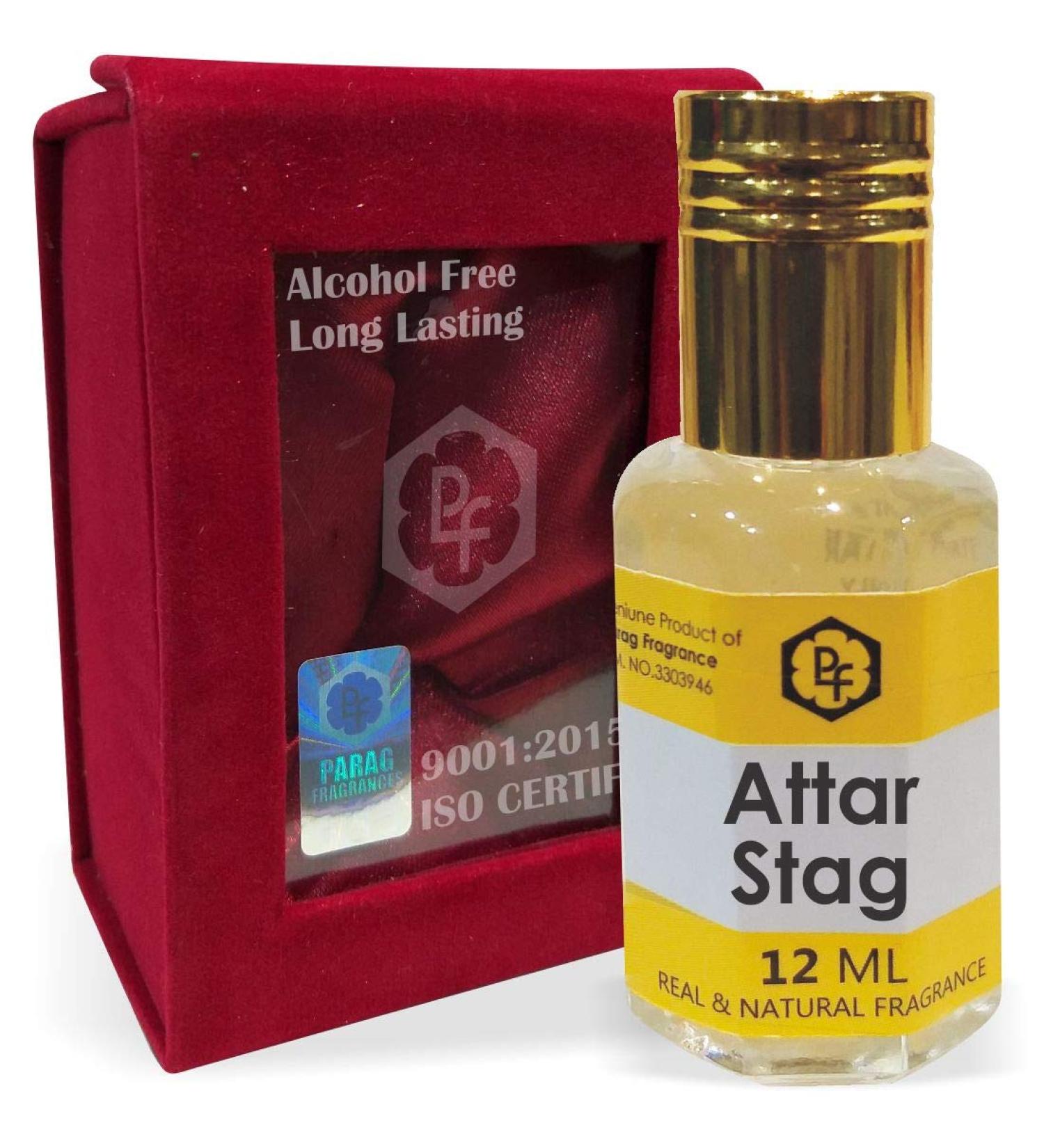 Parag Fragrances Stag Attar 12ml With Precious Gift Pack|Best Attar For Man|Long Lasting Attar|Ittar|Attar|Perfume|Fragrance Oil|Gift For Man Also Available in 25ml/100ml/500ml