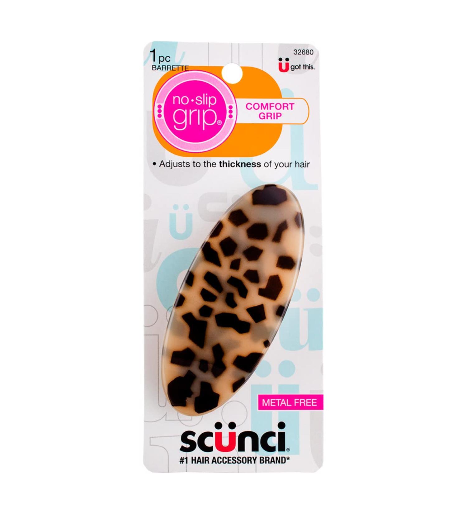 Scunci No Slip Large Oval Barrette - Secure Hold Hair Accessory - Buy Online on GoSupps.com