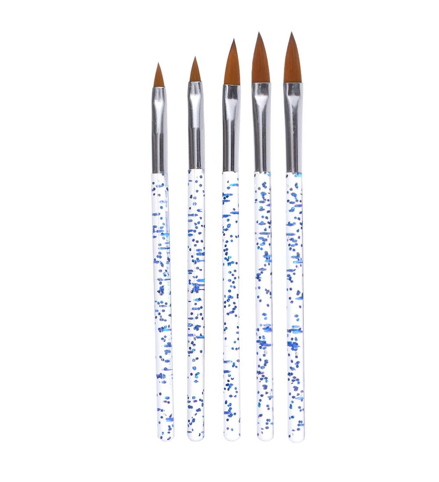 Nail Extension DIY Crystal Handle Manicure Tool - 5pcs Set for Perfect Nails | International Shipping - Buy Online on GoSupps.com
