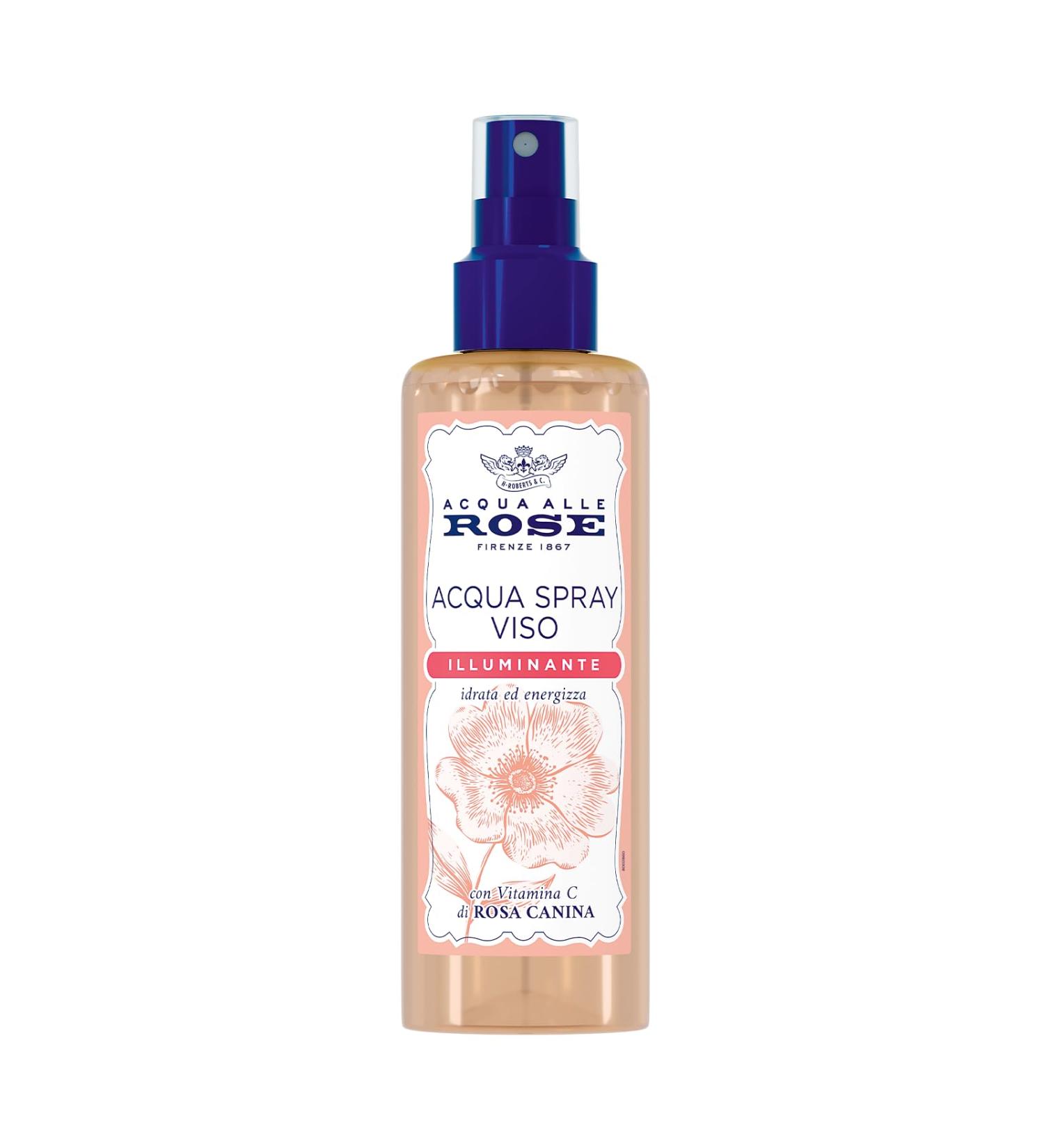  Acqua alle Rose Acqua alle Rose Illuminating Face Water Spray Ideal for Bleached and Opaque Skin Refreshes and Energizes the Skin with Rosehip Vitamin C 200 ml - Buy Online on GoSupps.com