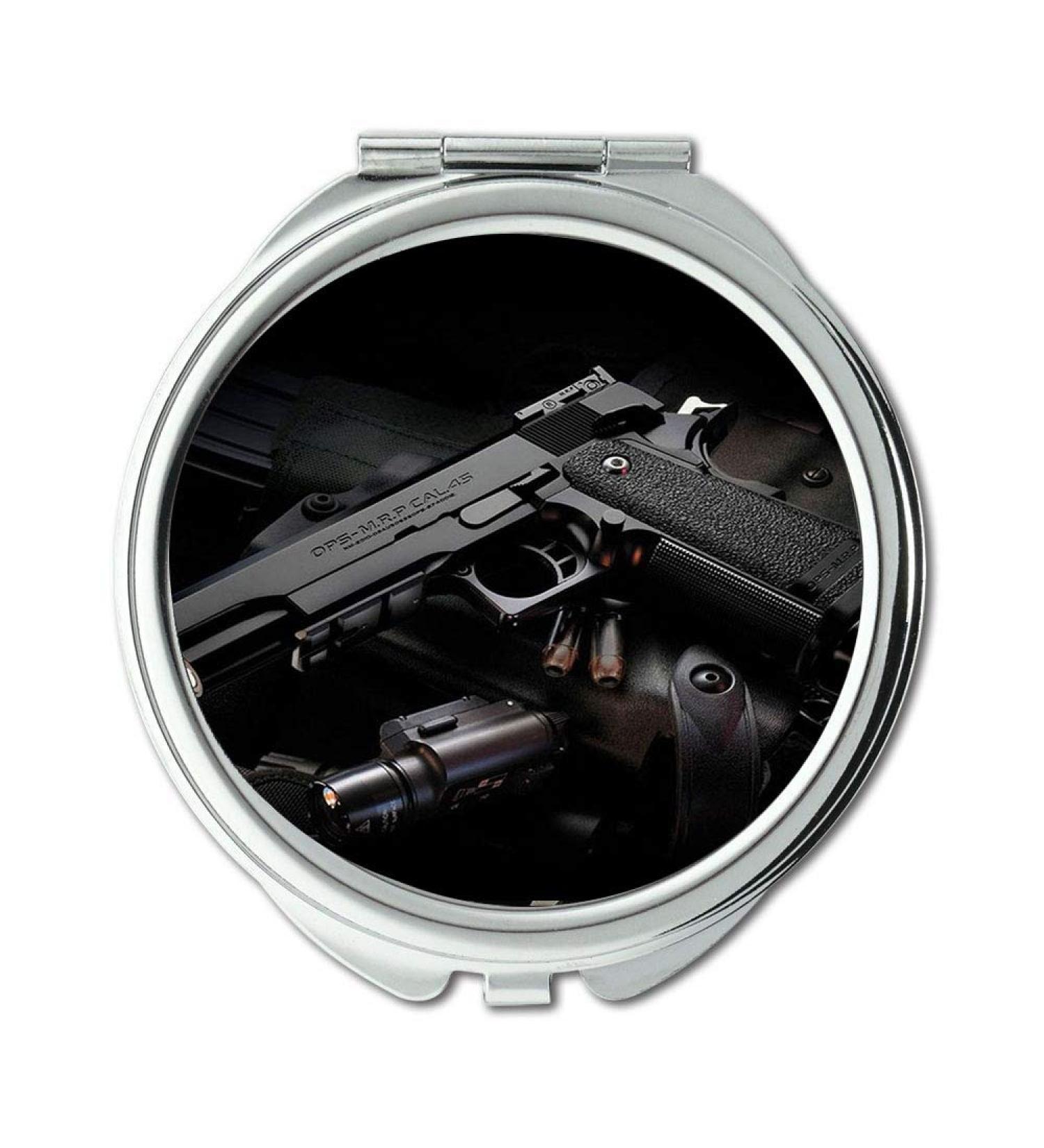 YENDOSTEEN Mirror Travel Mirror gun safe light Round Mirror hd gun s p pocket mirror portable mirror - Buy Online on GoSupps.com