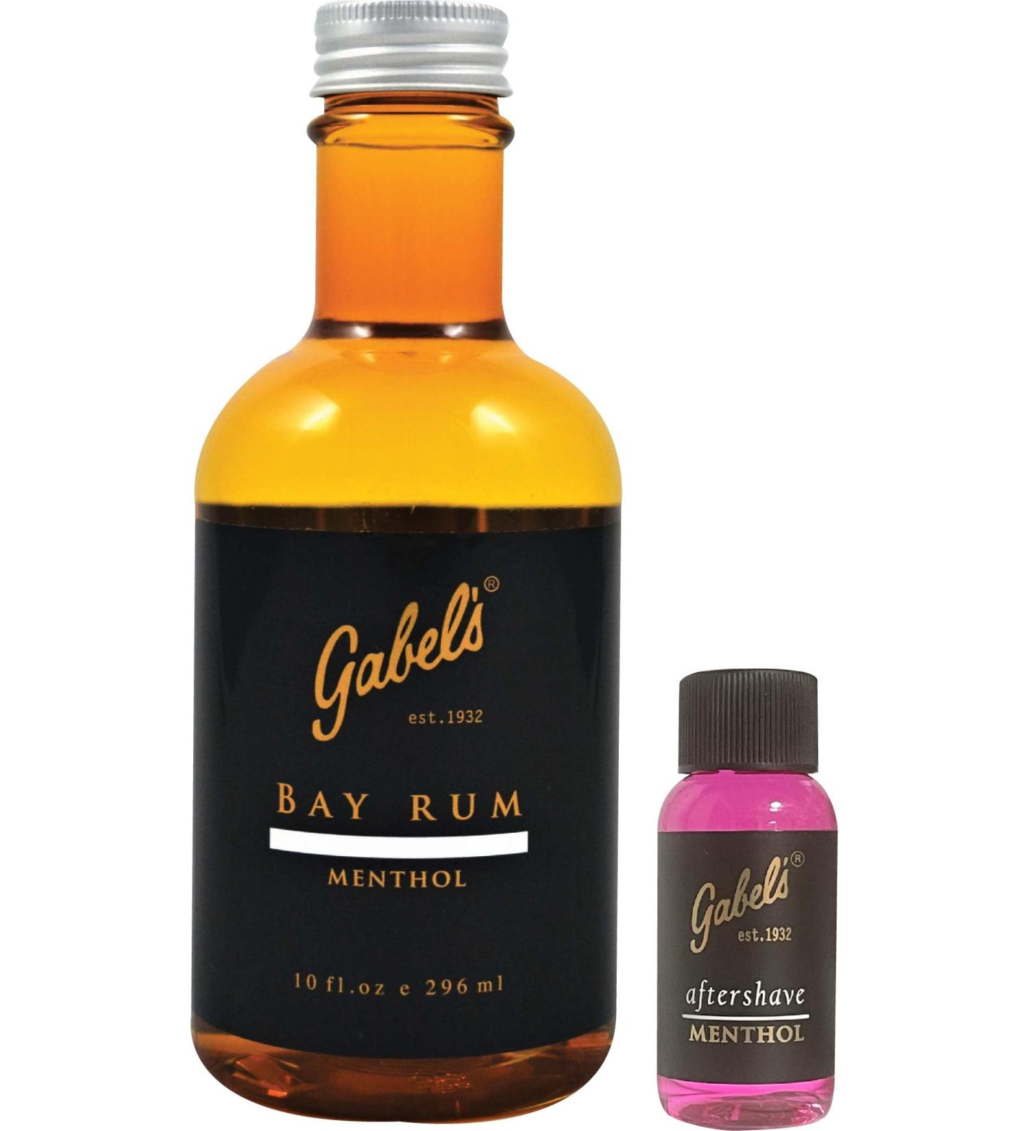 Bay Rum Aftershave with Menthol (10 fl oz) Limited Edition and LA 31 Aftershave with Menthol (1 fl oz) Authentic Direct
